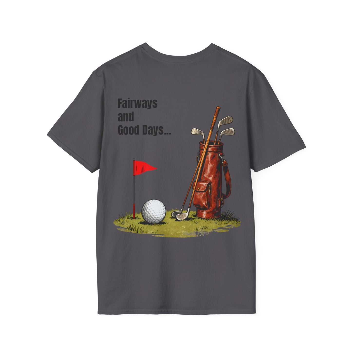 Golf Days Unisex T-Shirt Double - Sided Golf Tee - SJM Print Store