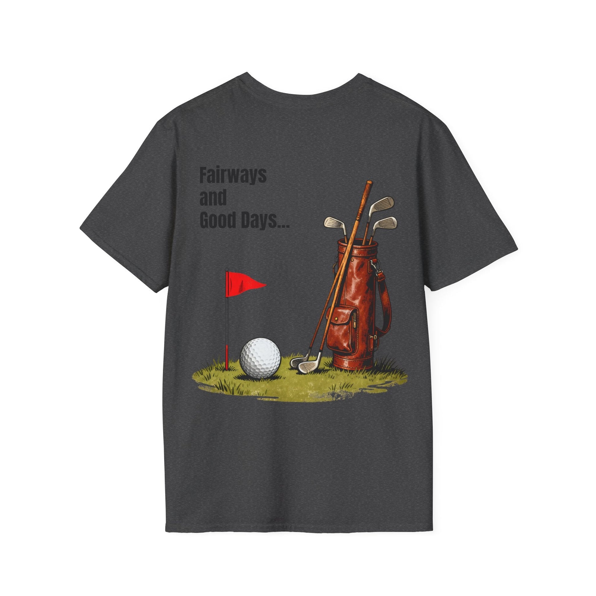 Golf Days Unisex T-Shirt Double - Sided Golf Tee - SJM Print Store