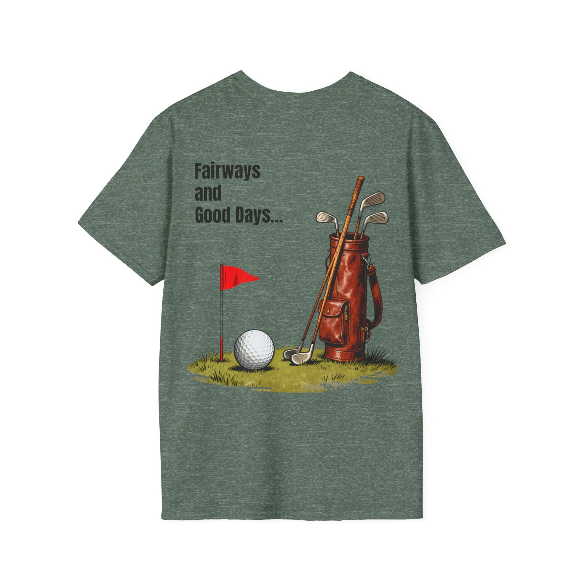 Golf Days Unisex T-Shirt Double - Sided Golf Tee - SJM Print Store