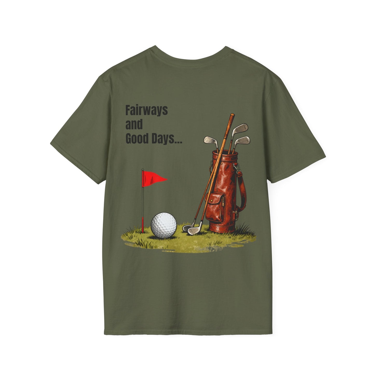Golf Days Unisex T-Shirt Double - Sided Golf Tee - SJM Print Store