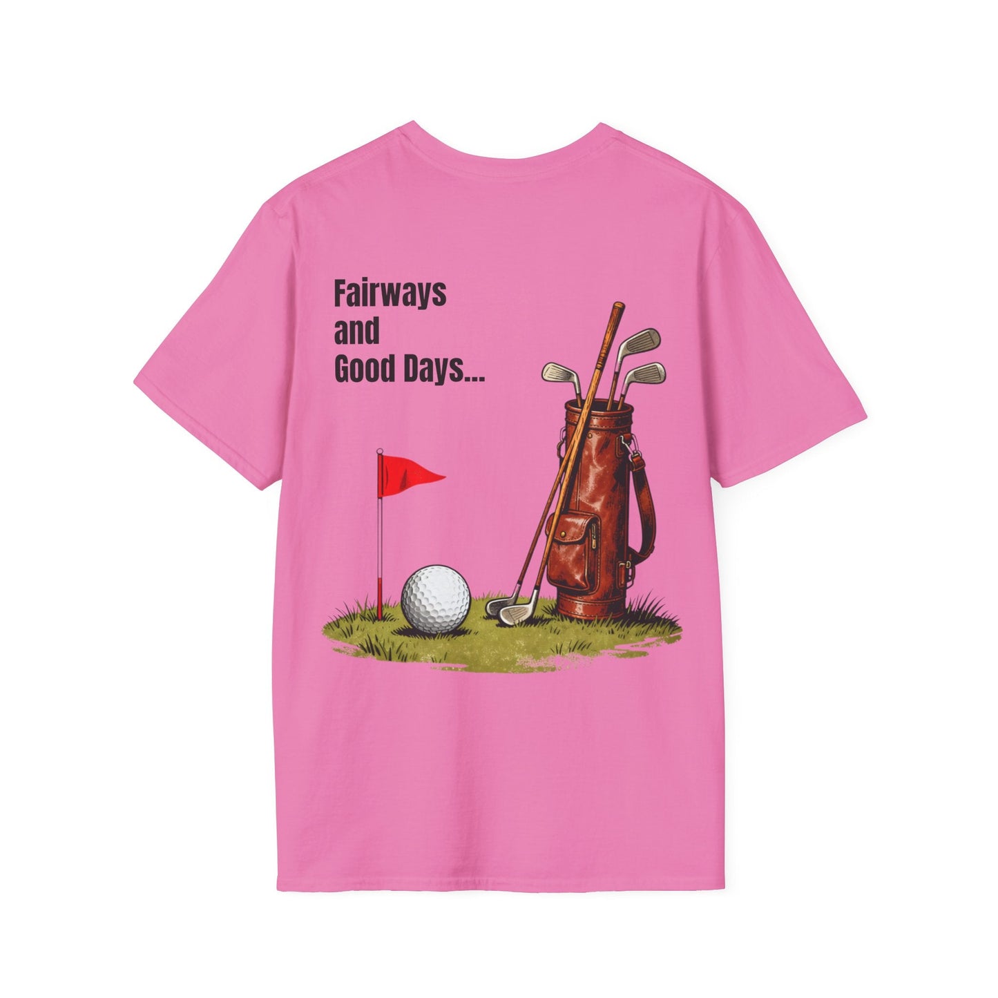 Golf Days Unisex T-Shirt Double - Sided Golf Tee - SJM Print Store