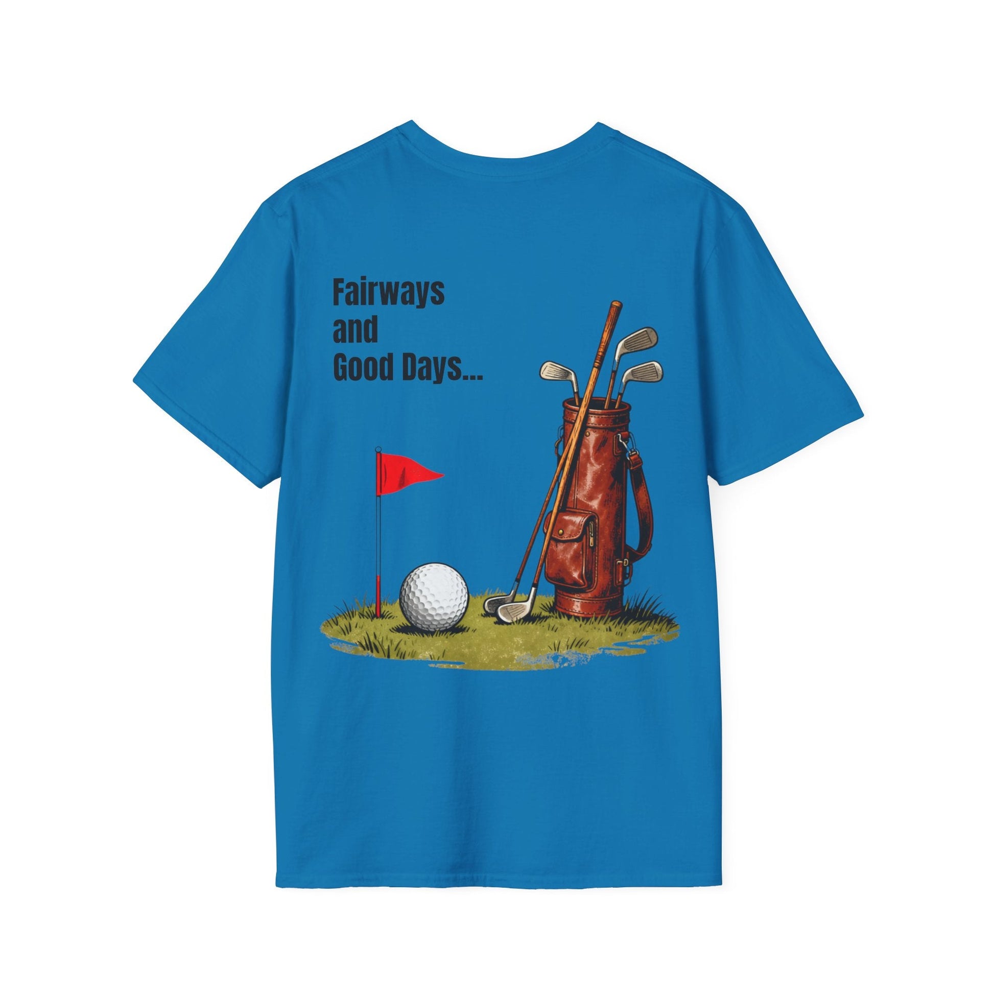 Golf Days Unisex T-Shirt Double - Sided Golf Tee - SJM Print Store