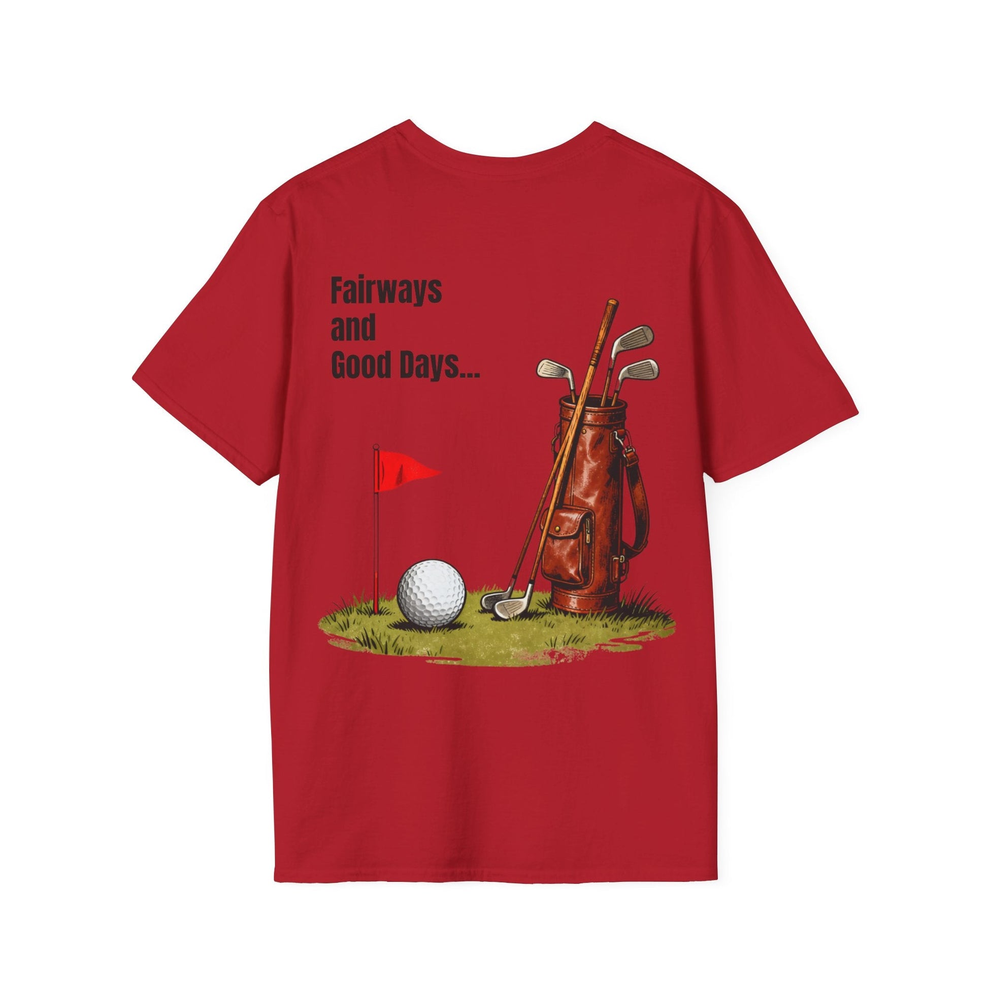 Golf Days Unisex T-Shirt Double - Sided Golf Tee - SJM Print Store