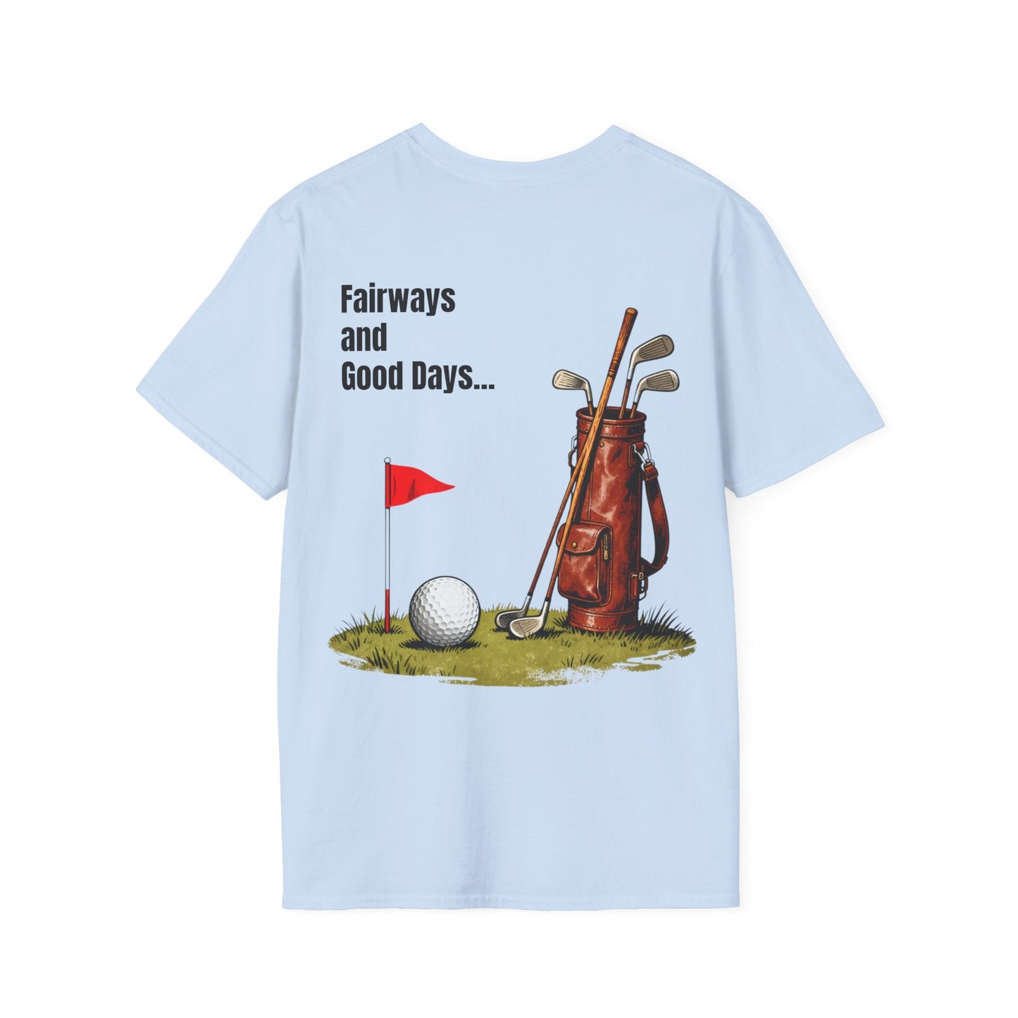 Golf Days Unisex T-Shirt Double - Sided Golf Tee - SJM Print Store