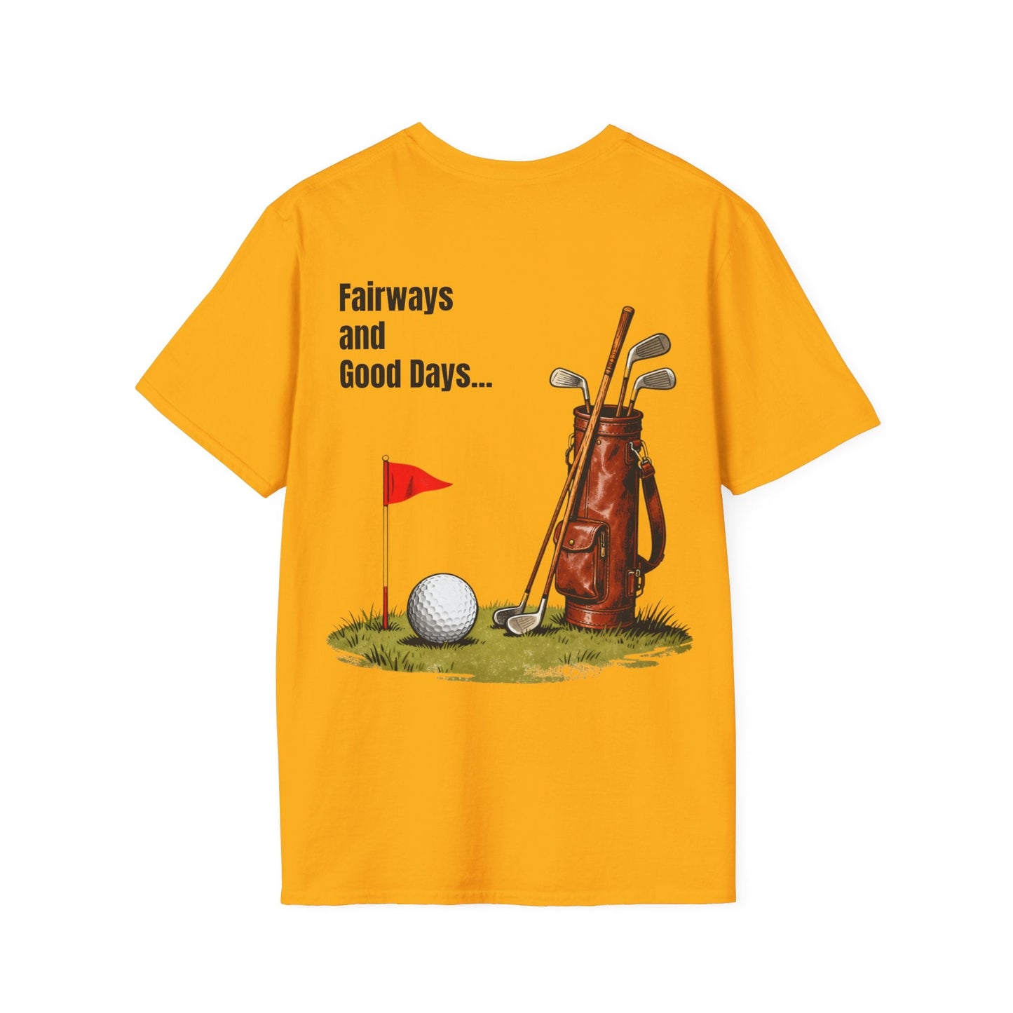 Golf Days Unisex T-Shirt Double - Sided Golf Tee - SJM Print Store