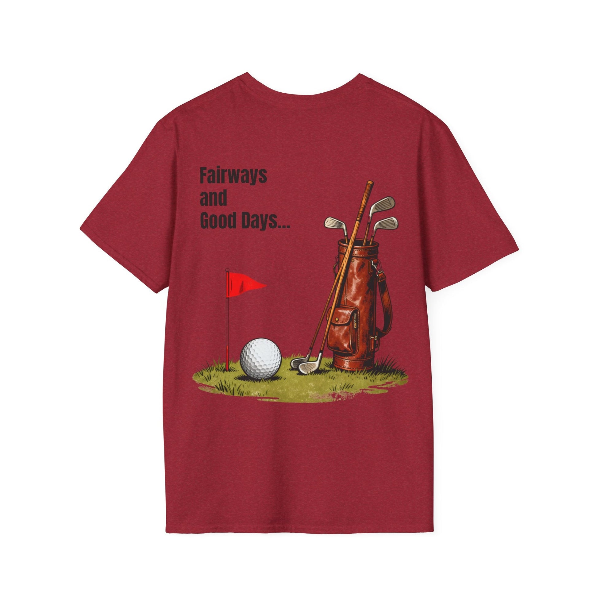 Golf Days Unisex T-Shirt Double - Sided Golf Tee - SJM Print Store
