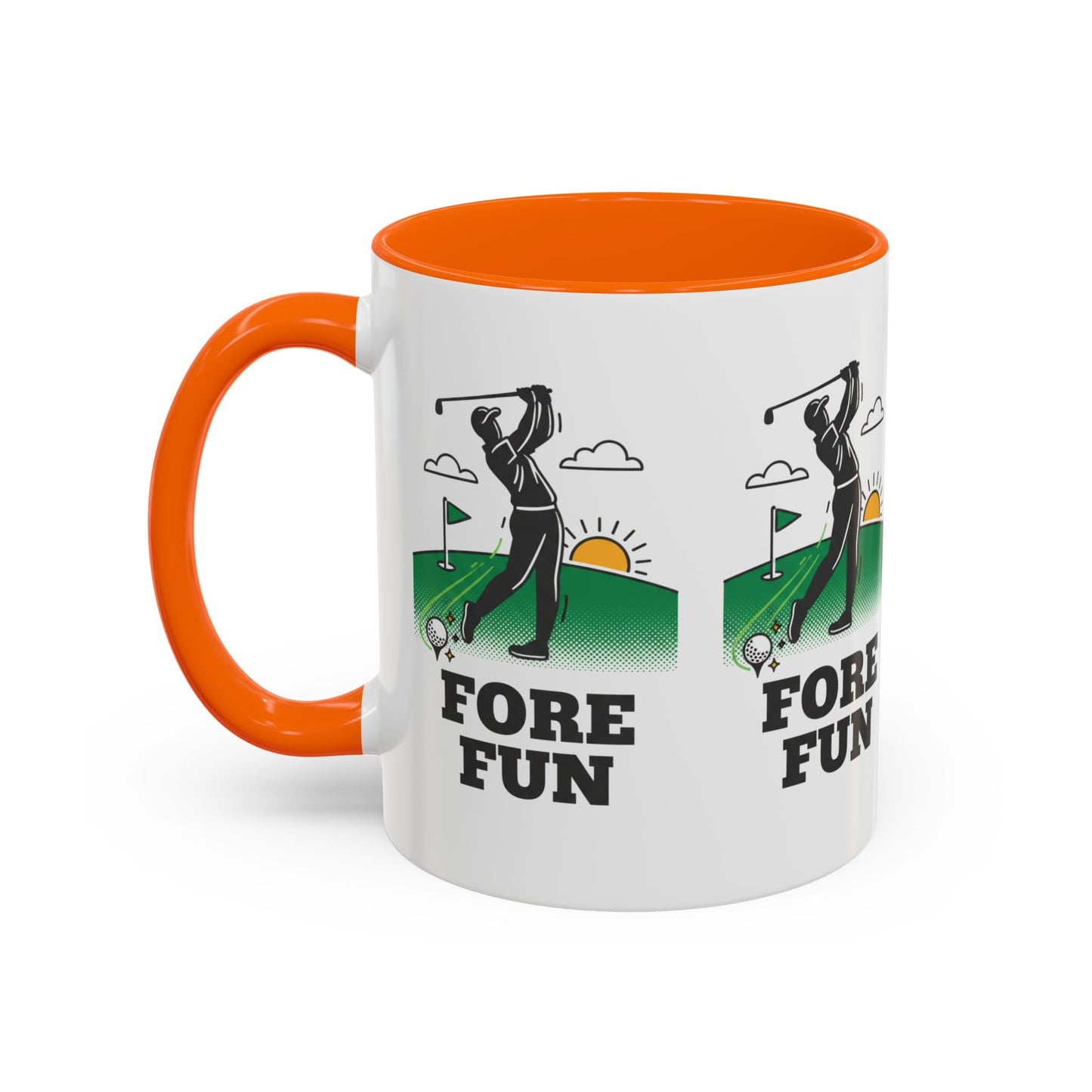 Golf 'Fore Fun' Coffee Mug â€“ Funny Golfer Gift (11oz) - SJM Print Store