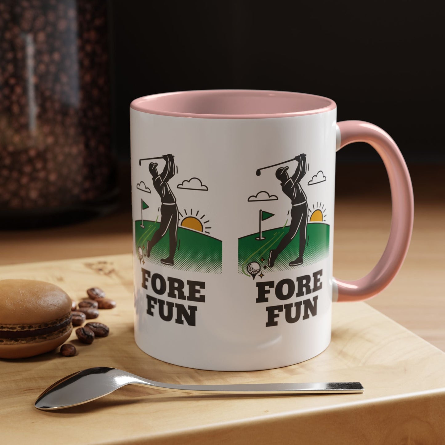 Golf 'Fore Fun' Coffee Mug â€“ Funny Golfer Gift (11oz) - SJM Print Store