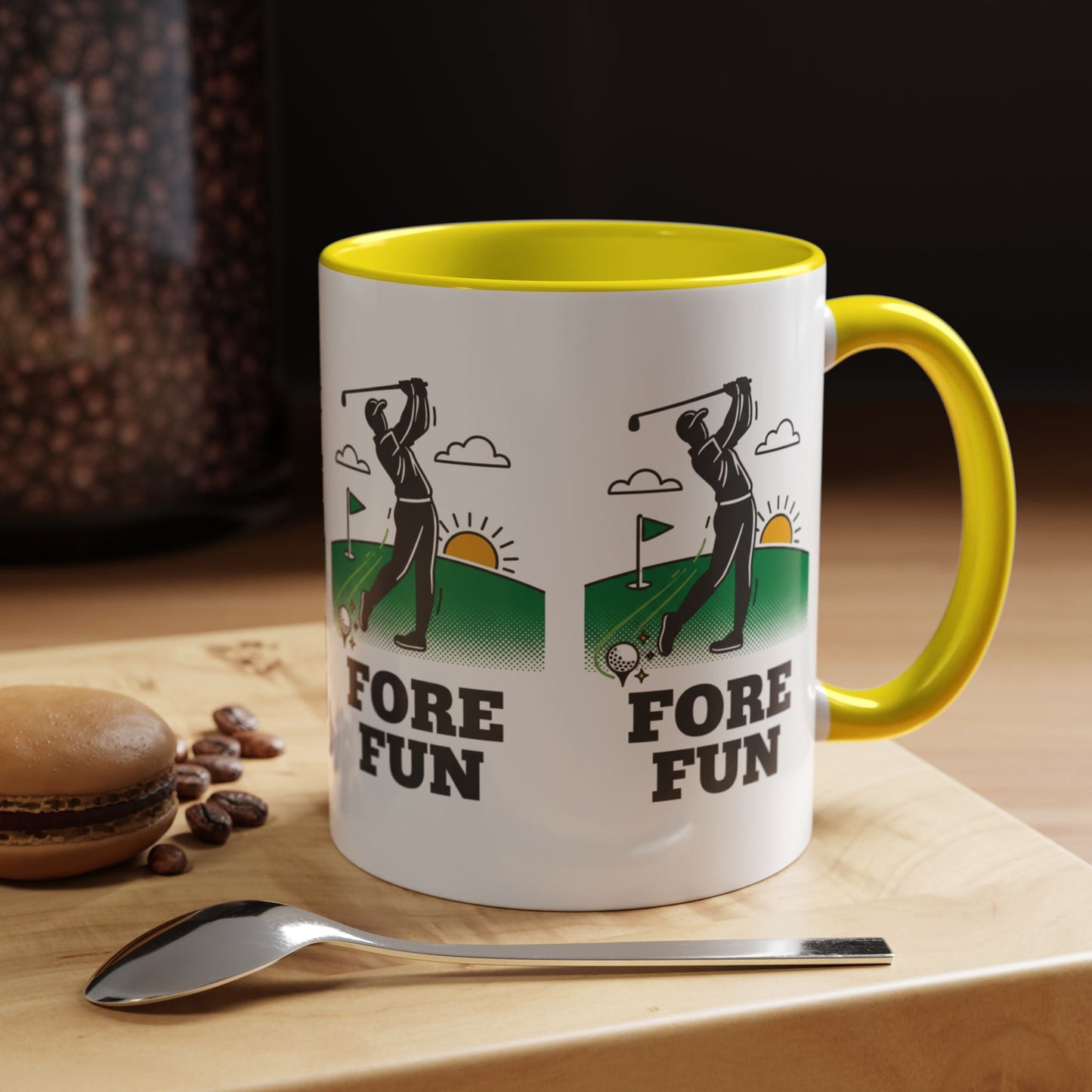 Golf 'Fore Fun' Coffee Mug â€“ Funny Golfer Gift (11oz) - SJM Print Store