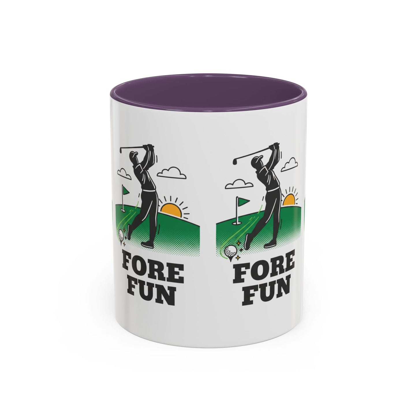 Golf 'Fore Fun' Coffee Mug â€“ Funny Golfer Gift (11oz) - SJM Print Store