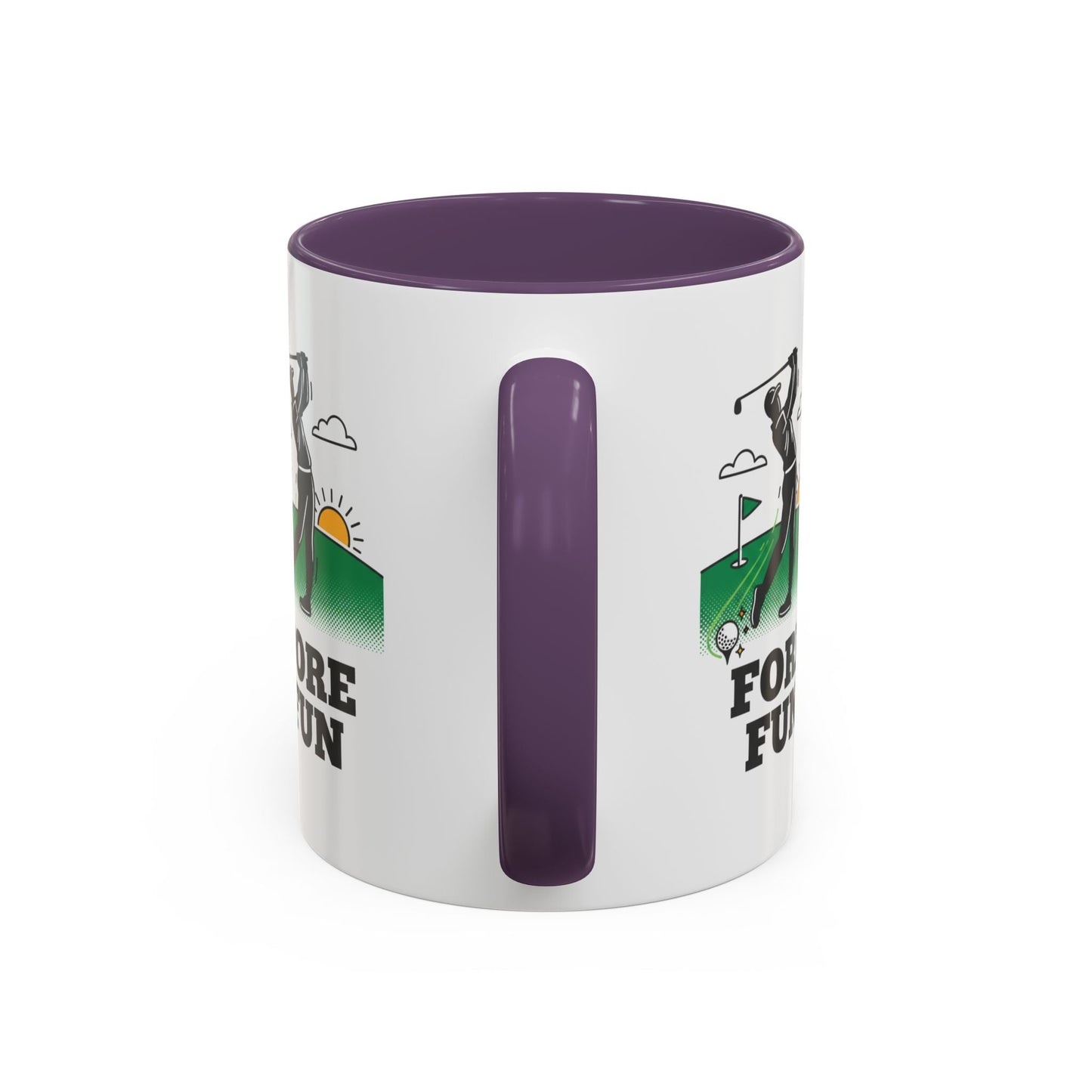 Golf 'Fore Fun' Coffee Mug â€“ Funny Golfer Gift (11oz) - SJM Print Store