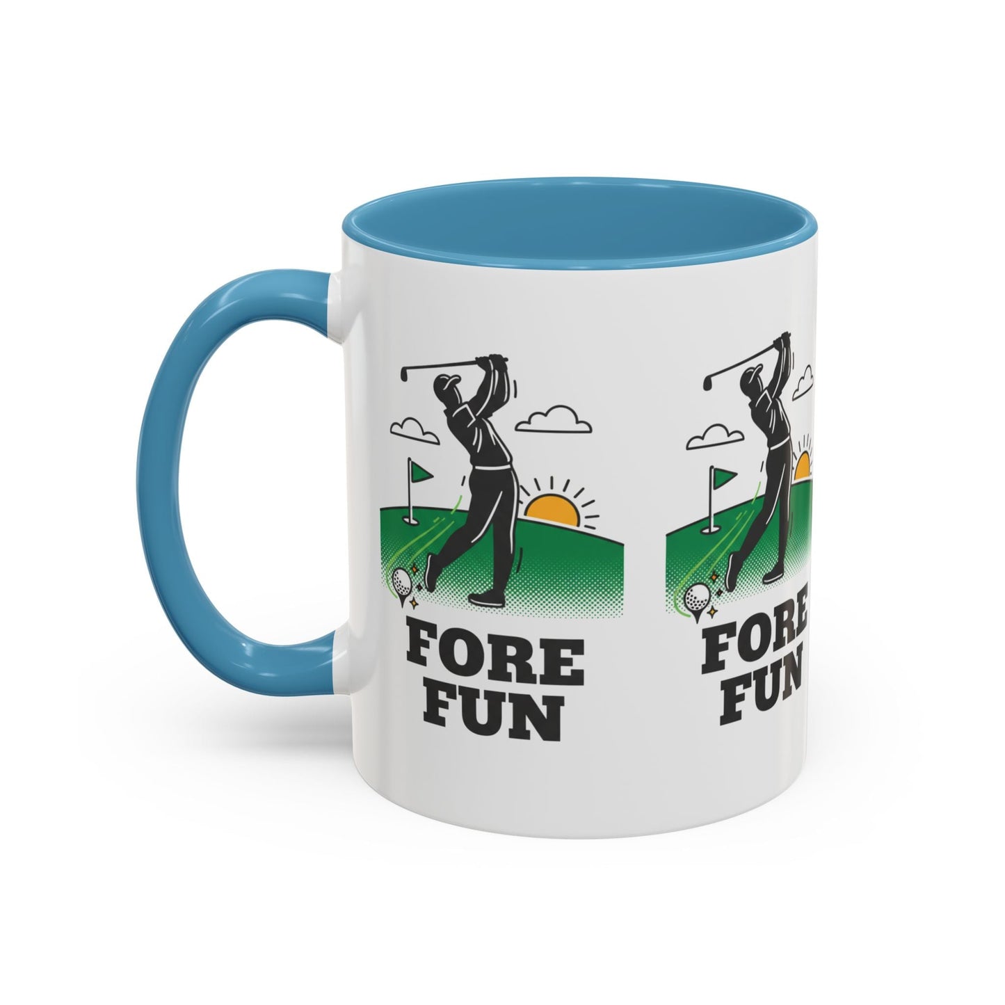 Golf 'Fore Fun' Coffee Mug â€“ Funny Golfer Gift (11oz) - SJM Print Store