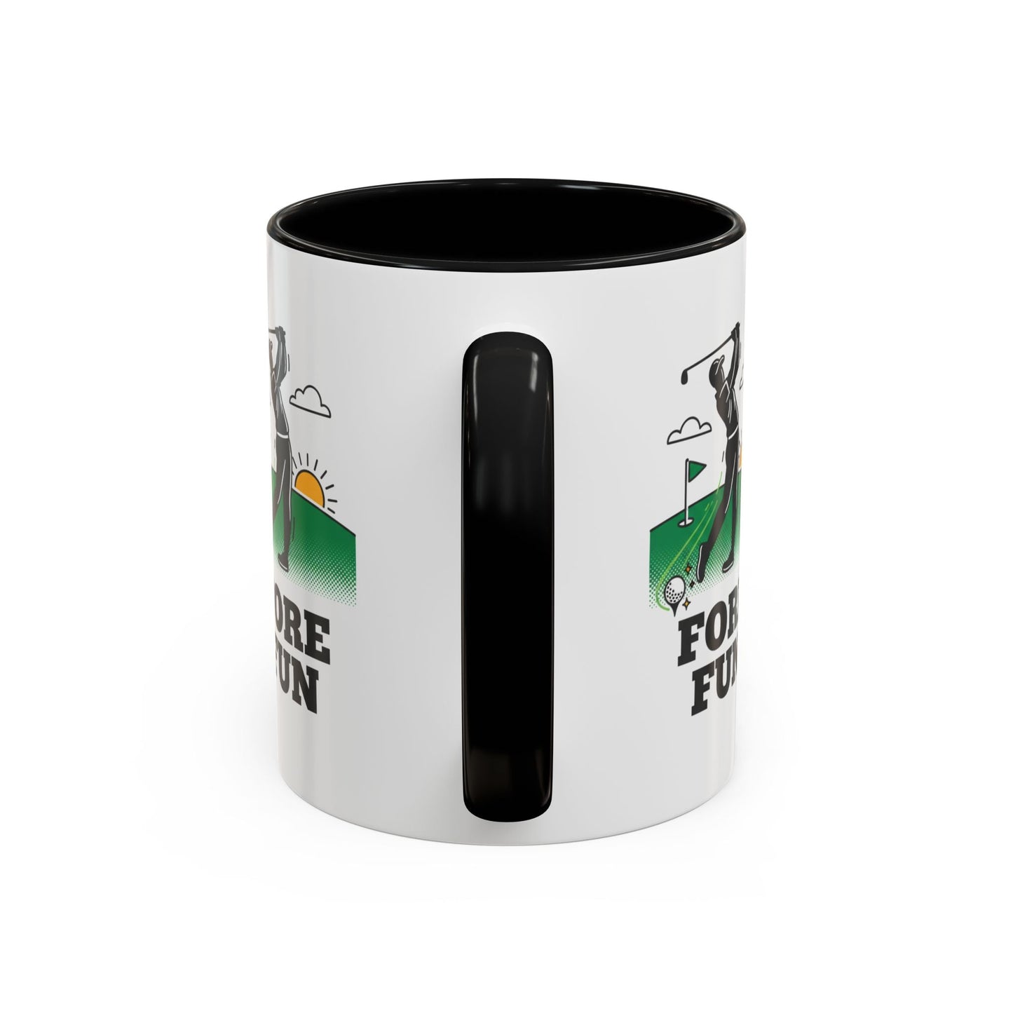 Golf 'Fore Fun' Coffee Mug â€“ Funny Golfer Gift (11oz) - SJM Print Store