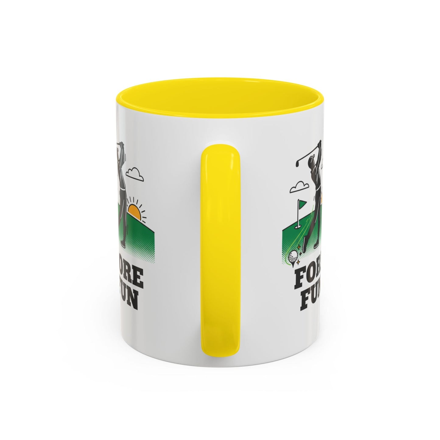 Golf 'Fore Fun' Coffee Mug â€“ Funny Golfer Gift (11oz) - SJM Print Store