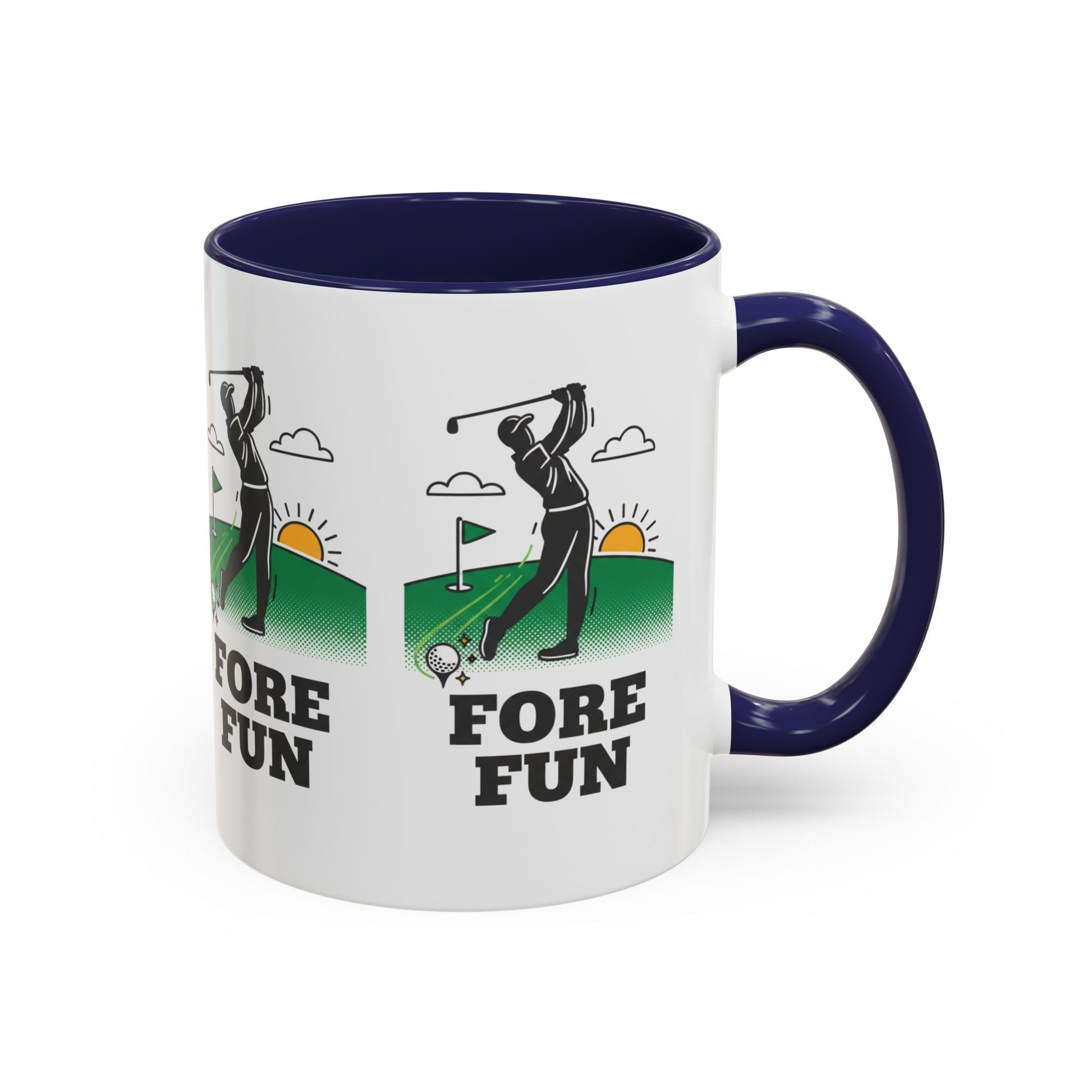 Golf 'Fore Fun' Coffee Mug â€“ Funny Golfer Gift (11oz) - SJM Print Store