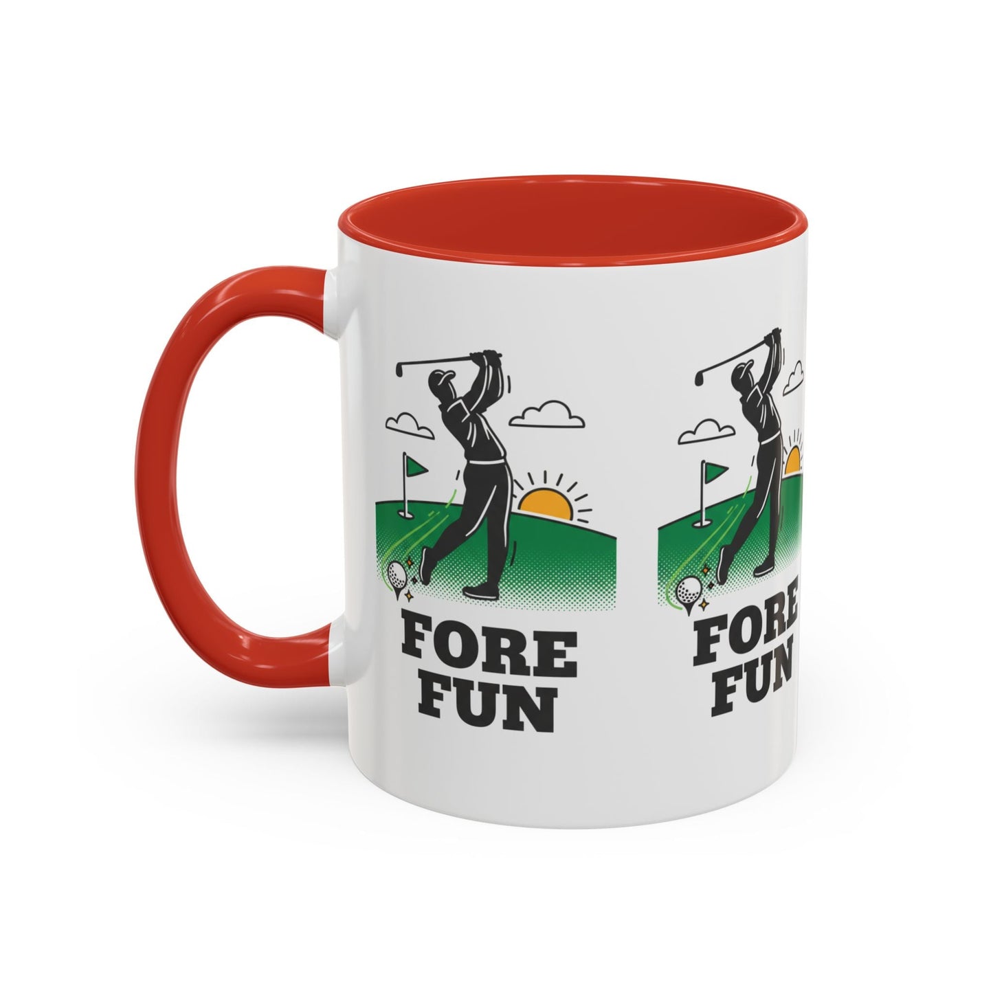 Golf 'Fore Fun' Coffee Mug â€“ Funny Golfer Gift (11oz) - SJM Print Store