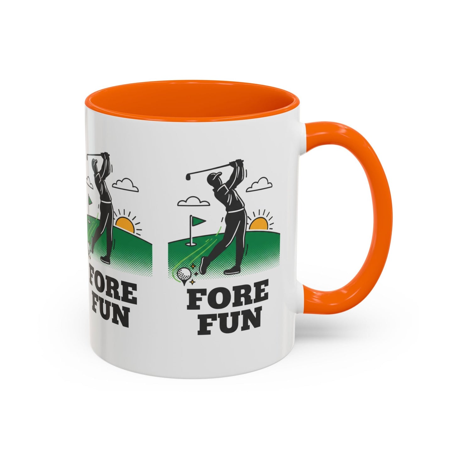 Golf 'Fore Fun' Coffee Mug â€“ Funny Golfer Gift (11oz) - SJM Print Store