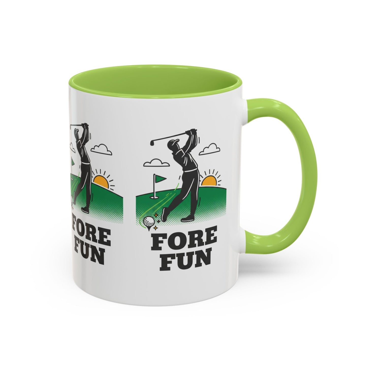 Golf 'Fore Fun' Coffee Mug â€“ Funny Golfer Gift (11oz) - SJM Print Store