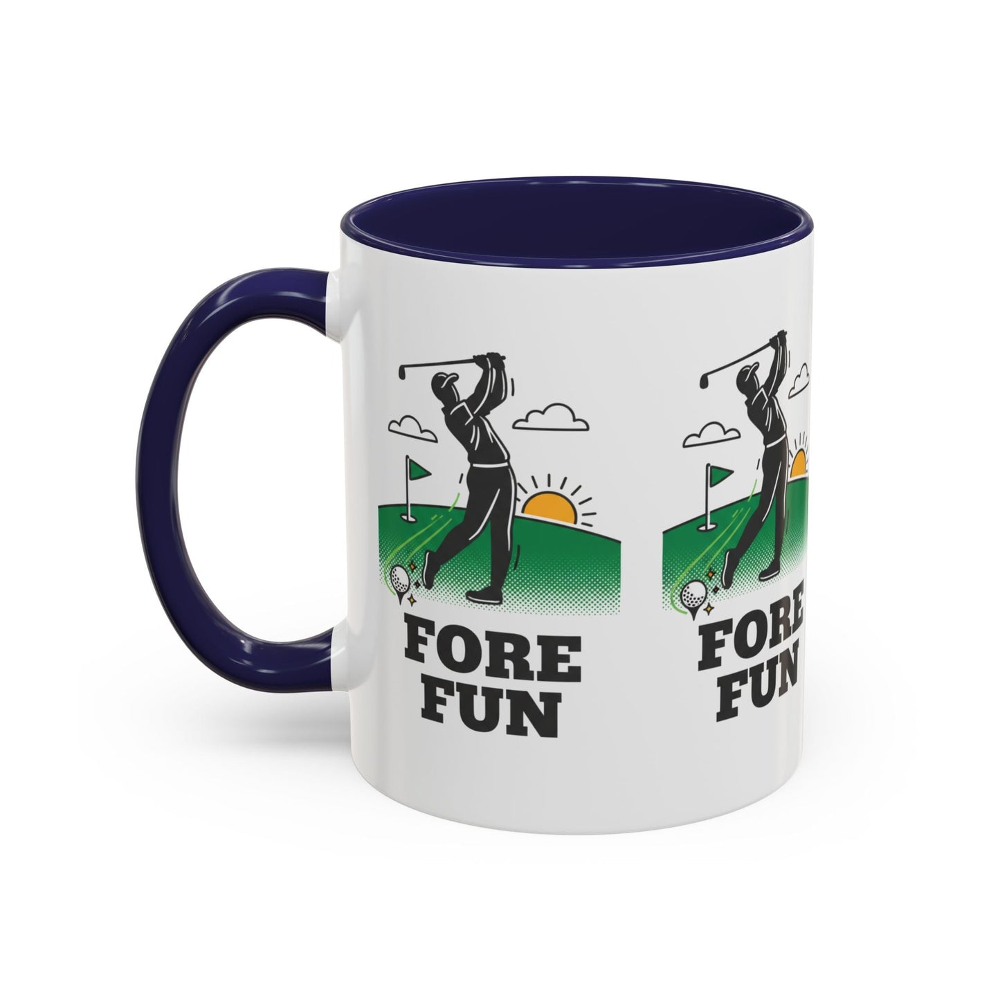 Golf 'Fore Fun' Coffee Mug â€“ Funny Golfer Gift (11oz) - SJM Print Store
