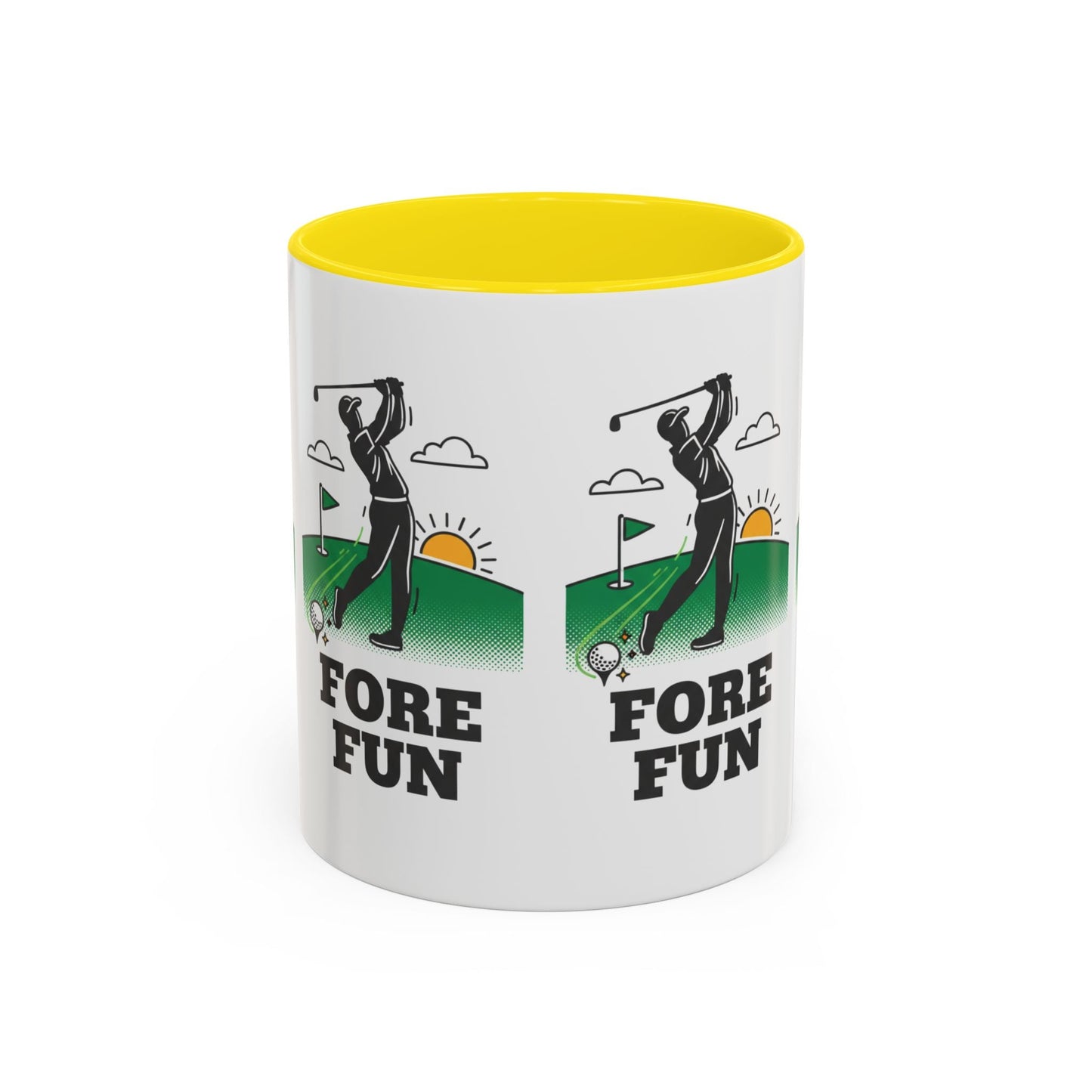 Golf 'Fore Fun' Coffee Mug â€“ Funny Golfer Gift (11oz) - SJM Print Store