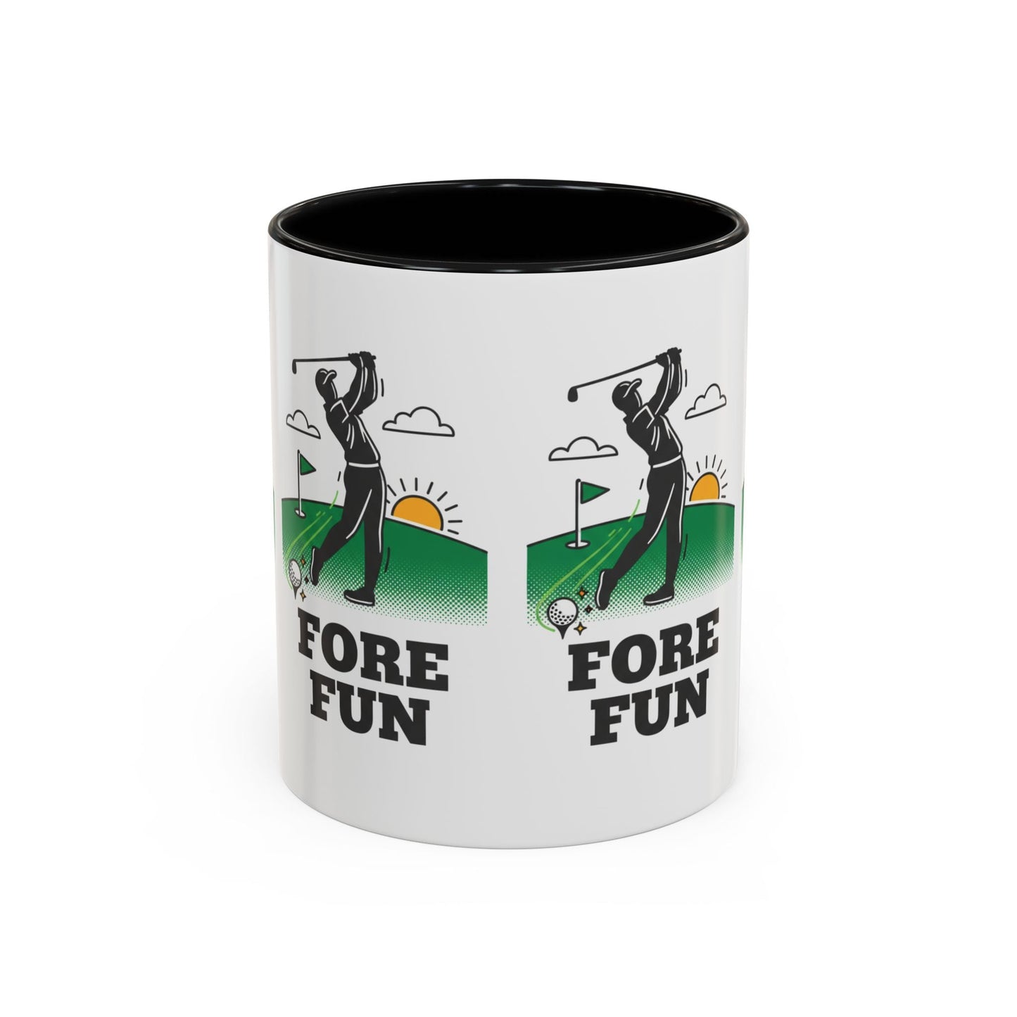 Golf 'Fore Fun' Coffee Mug â€“ Funny Golfer Gift (11oz) - SJM Print Store