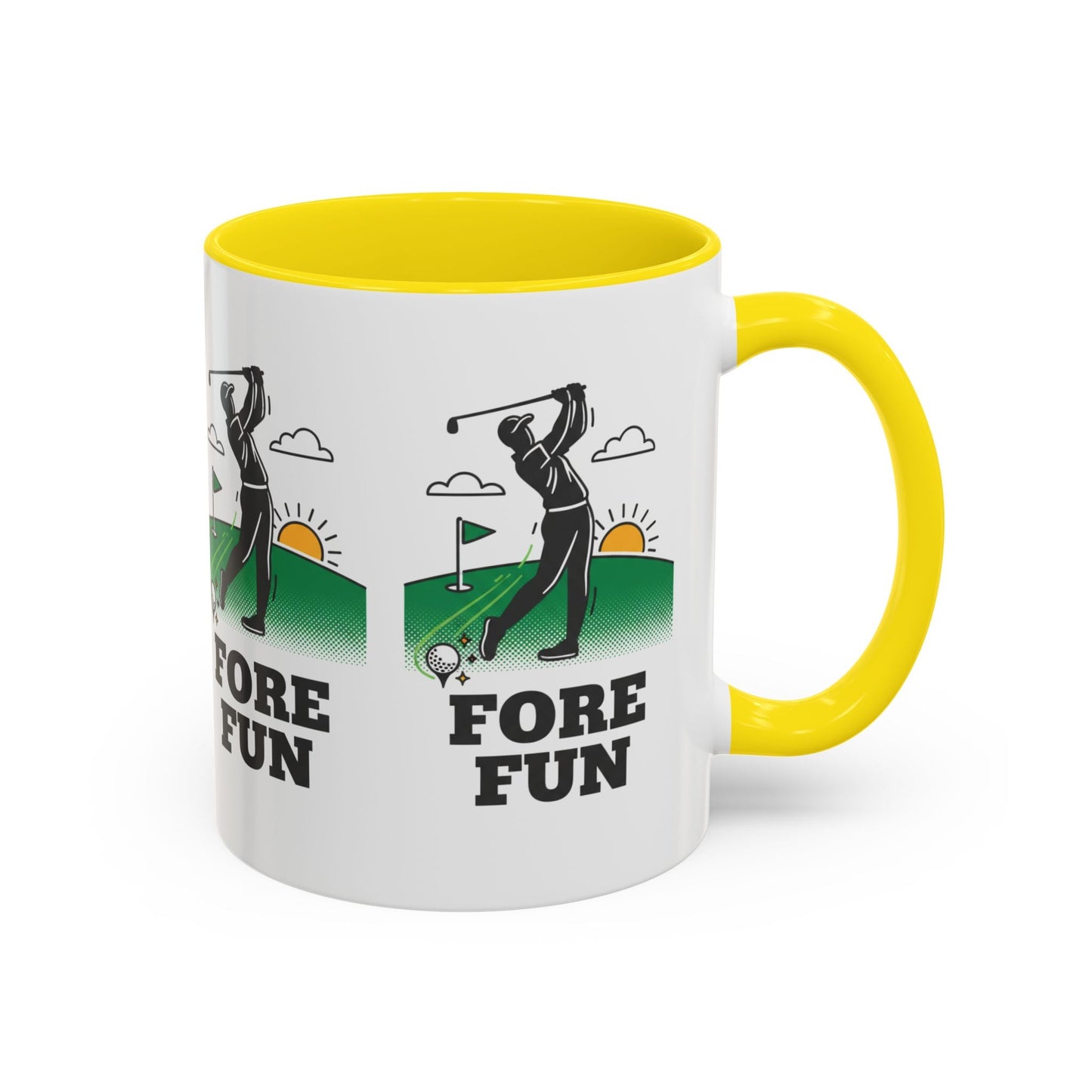 Golf 'Fore Fun' Coffee Mug â€“ Funny Golfer Gift (11oz) - SJM Print Store