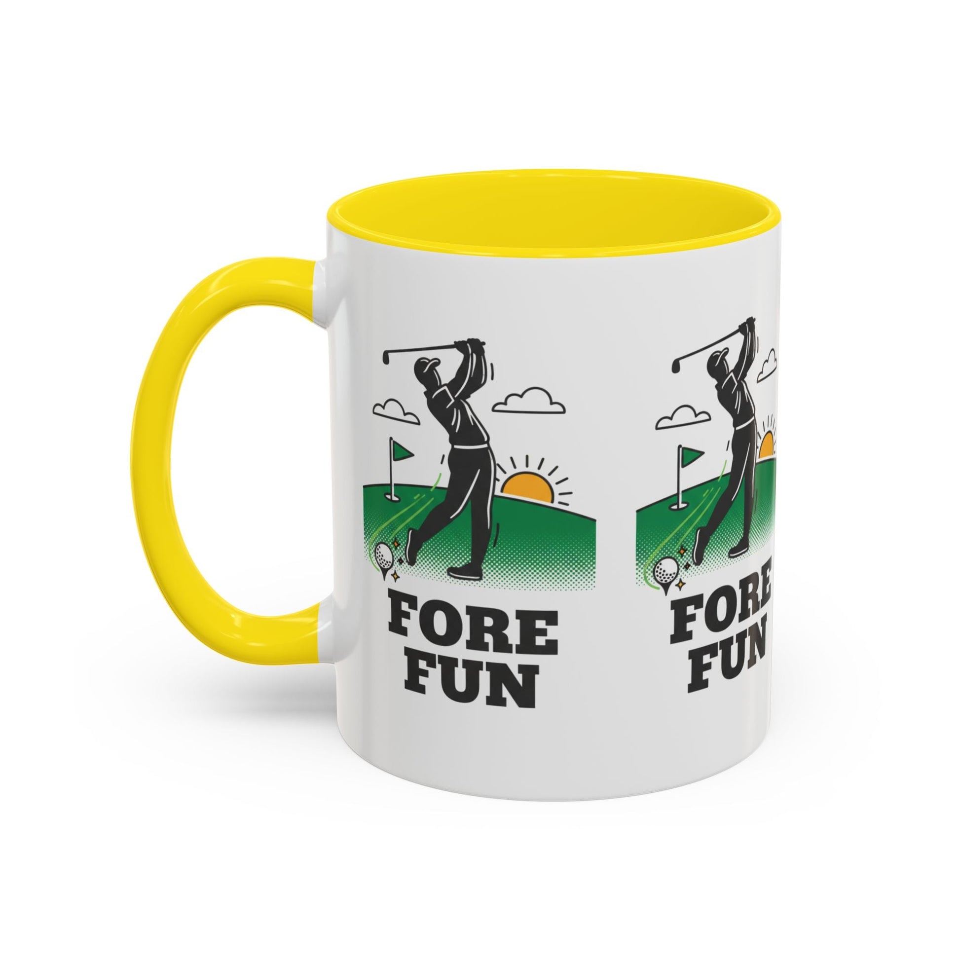 Golf 'Fore Fun' Coffee Mug â€“ Funny Golfer Gift (11oz) - SJM Print Store