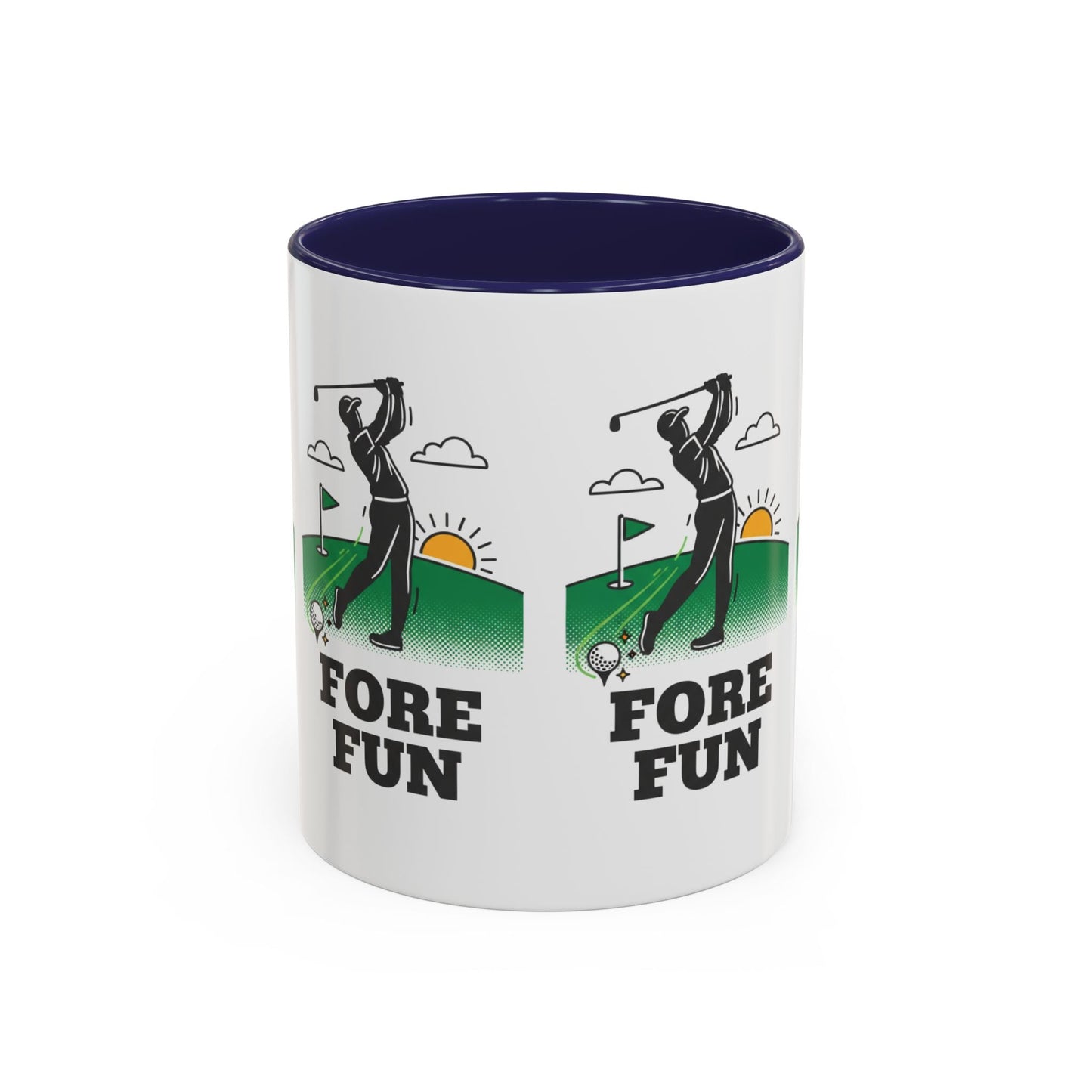 Golf 'Fore Fun' Coffee Mug â€“ Funny Golfer Gift (11oz) - SJM Print Store