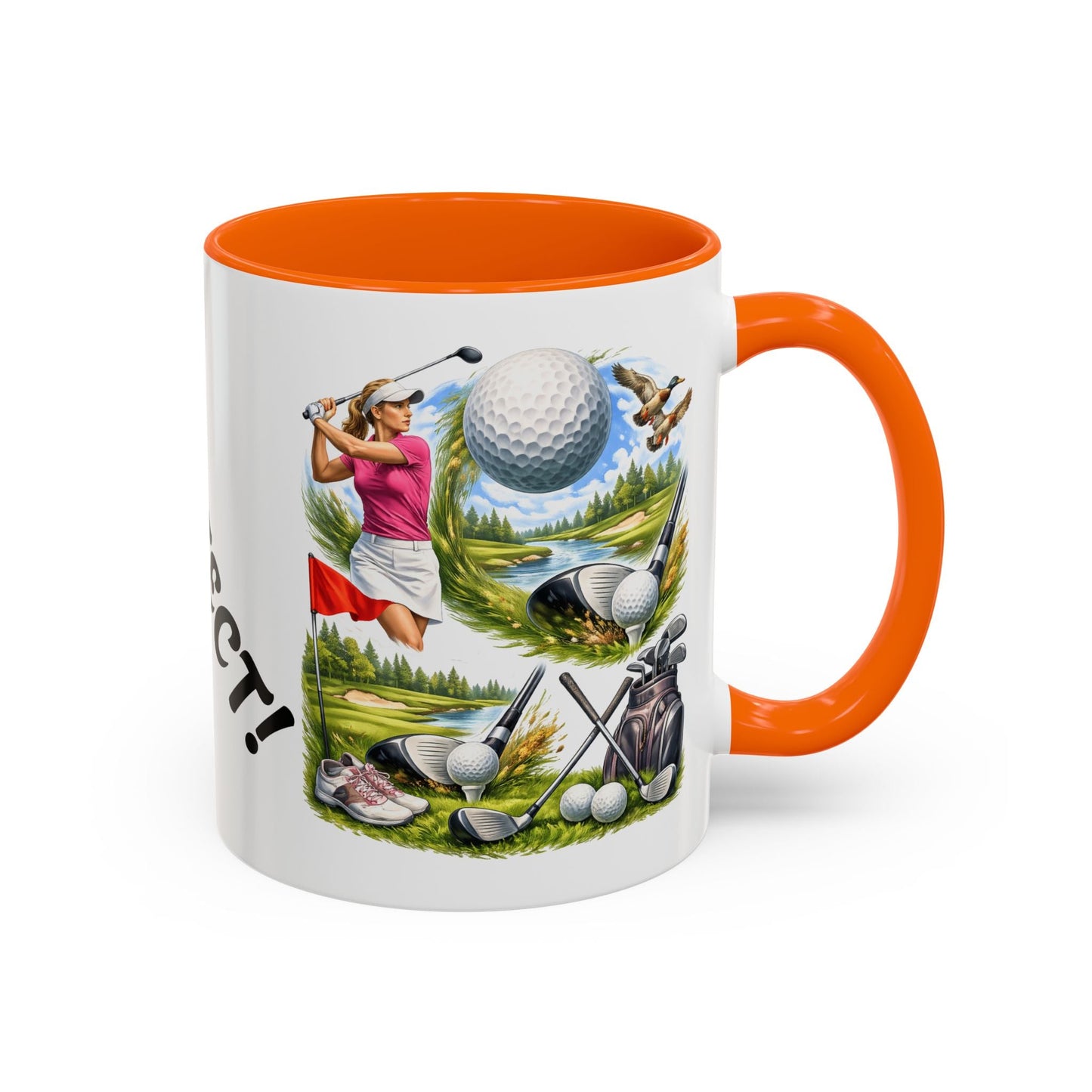 Golf 'ParFect Accent Coffee Mug – Golfing Gift for Women & Men 11oz - SJM Print Store