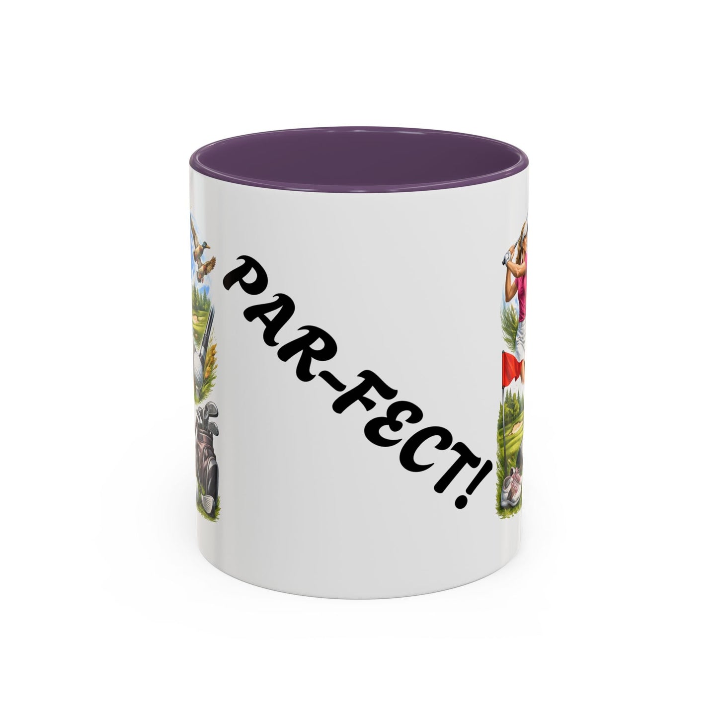 Golf 'ParFect Accent Coffee Mug – Golfing Gift for Women & Men 11oz - SJM Print Store