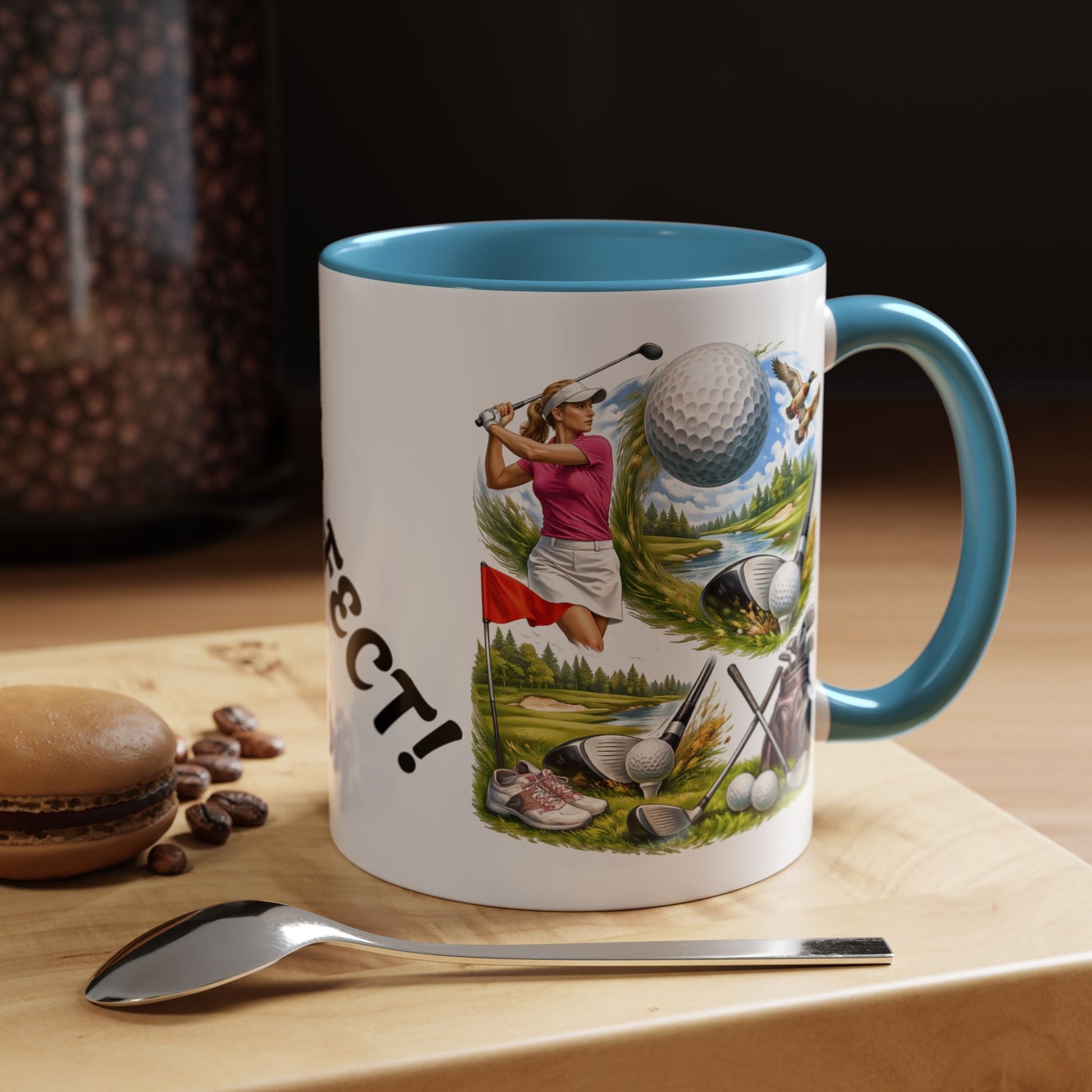 Golf 'ParFect Accent Coffee Mug – Golfing Gift for Women & Men 11oz - SJM Print Store