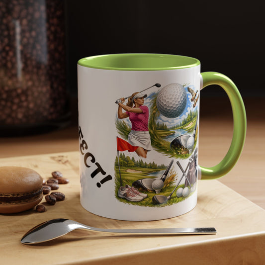 Golf 'ParFect Accent Coffee Mug – Golfing Gift for Women & Men 11oz - SJM Print Store