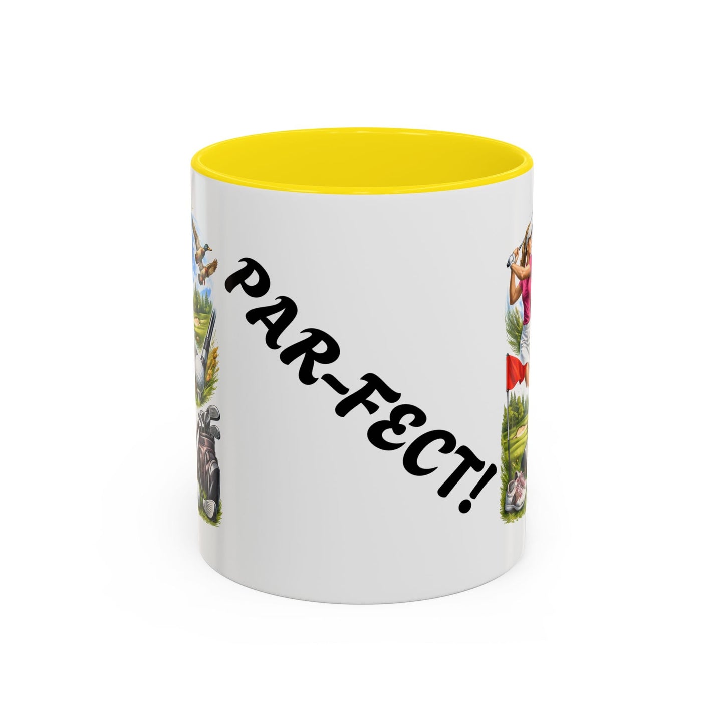 Golf 'ParFect Accent Coffee Mug – Golfing Gift for Women & Men 11oz - SJM Print Store