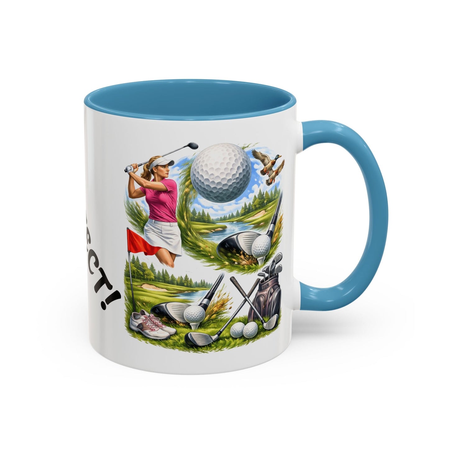 Golf 'ParFect Accent Coffee Mug – Golfing Gift for Women & Men 11oz - SJM Print Store