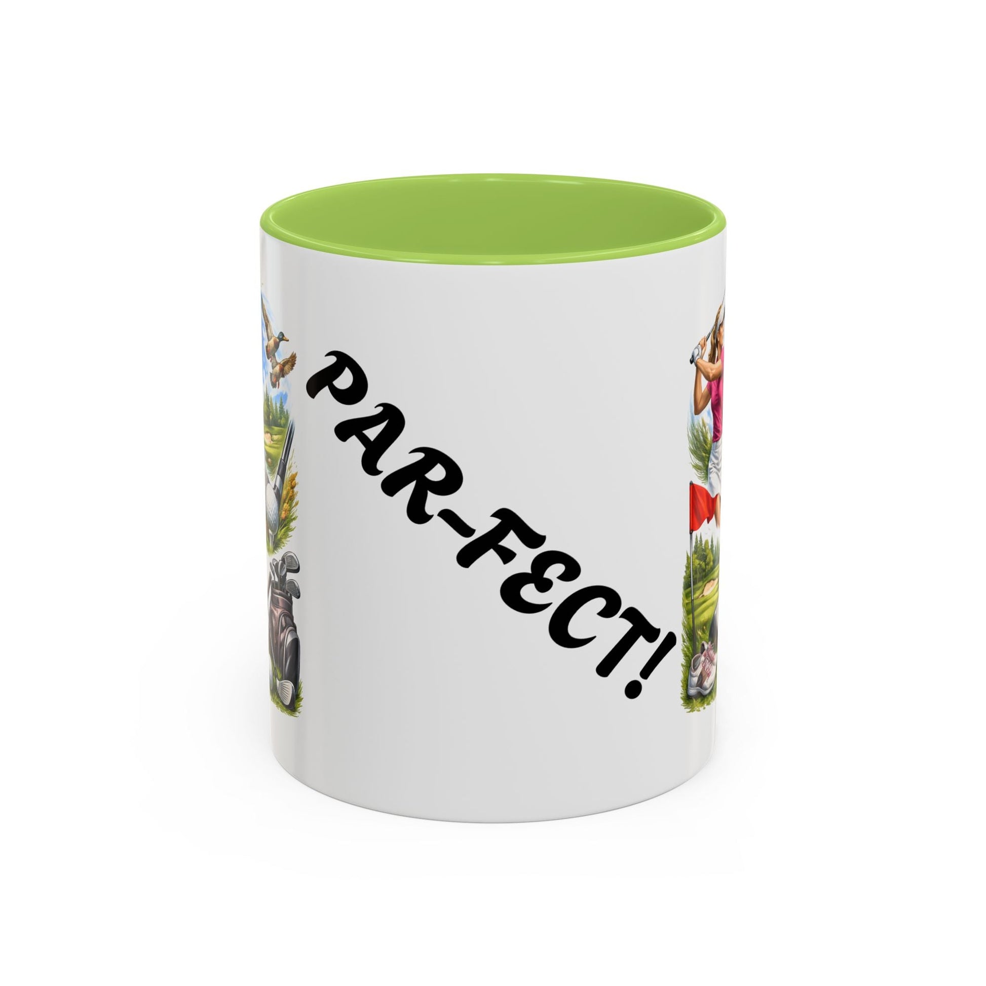 Golf 'ParFect Accent Coffee Mug – Golfing Gift for Women & Men 11oz - SJM Print Store