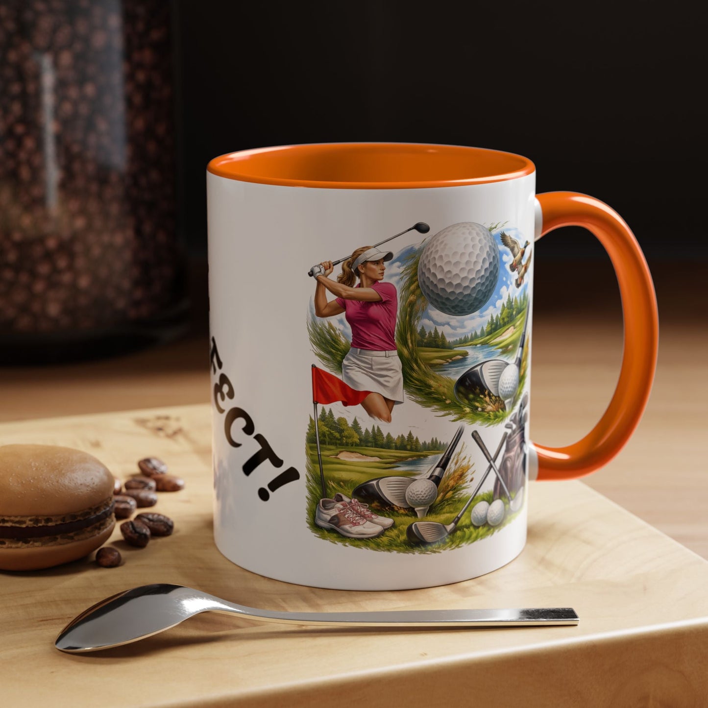 Golf 'ParFect Accent Coffee Mug – Golfing Gift for Women & Men 11oz - SJM Print Store