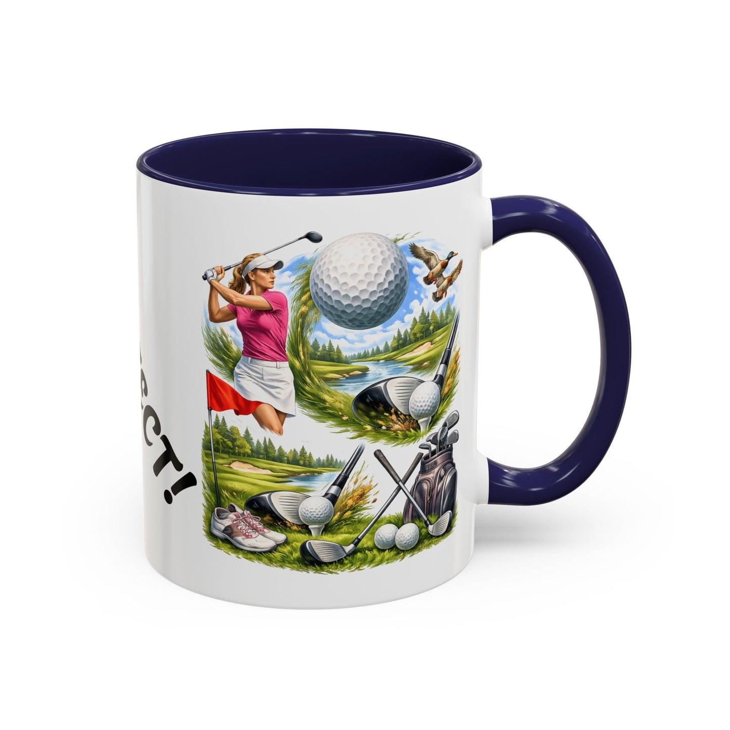 Golf 'ParFect Accent Coffee Mug – Golfing Gift for Women & Men 11oz - SJM Print Store