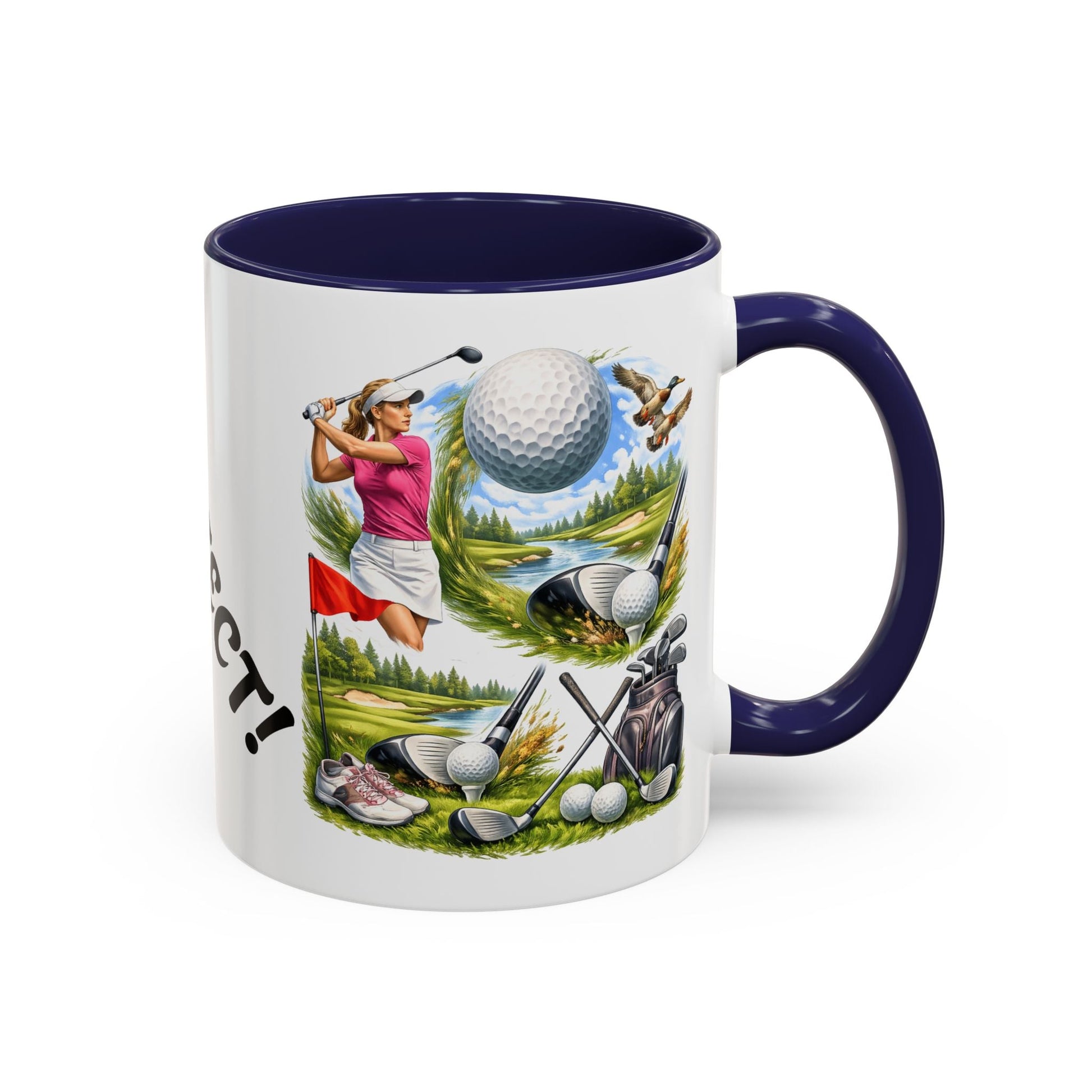 Golf 'ParFect Accent Coffee Mug – Golfing Gift for Women & Men 11oz - SJM Print Store