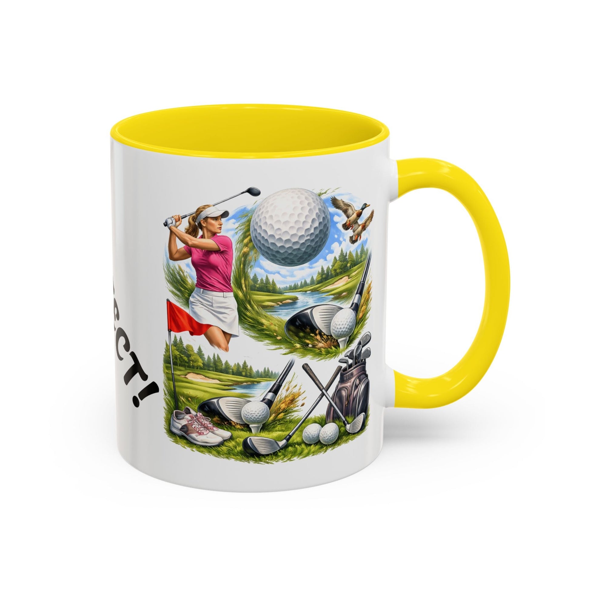 Golf 'ParFect Accent Coffee Mug – Golfing Gift for Women & Men 11oz - SJM Print Store