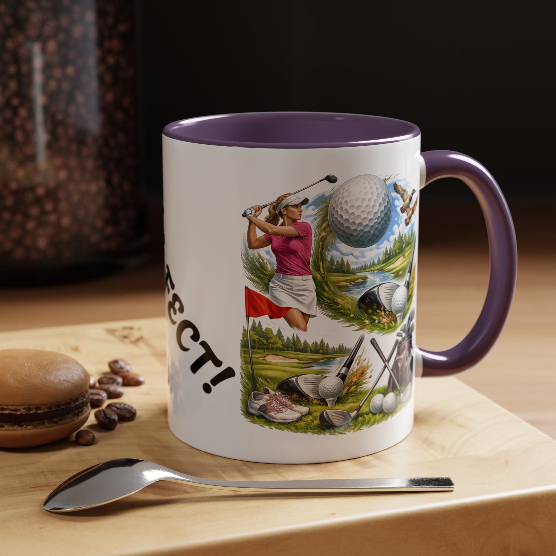 Golf 'ParFect Accent Coffee Mug – Golfing Gift for Women & Men 11oz - SJM Print Store