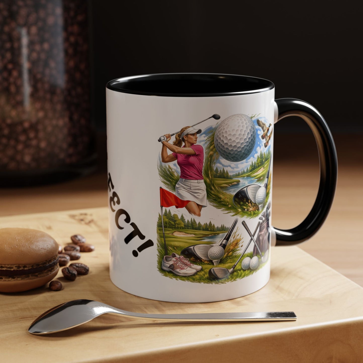 Golf 'ParFect Accent Coffee Mug – Golfing Gift for Women & Men 11oz - SJM Print Store