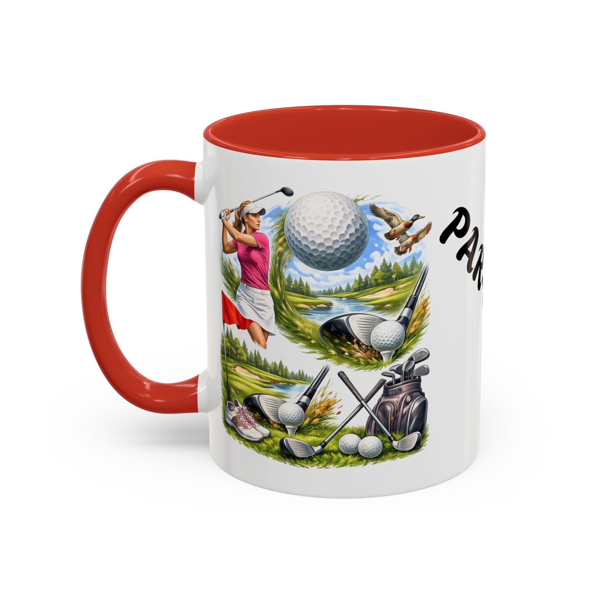 Golf 'ParFect Accent Coffee Mug – Golfing Gift for Women & Men 11oz - SJM Print Store