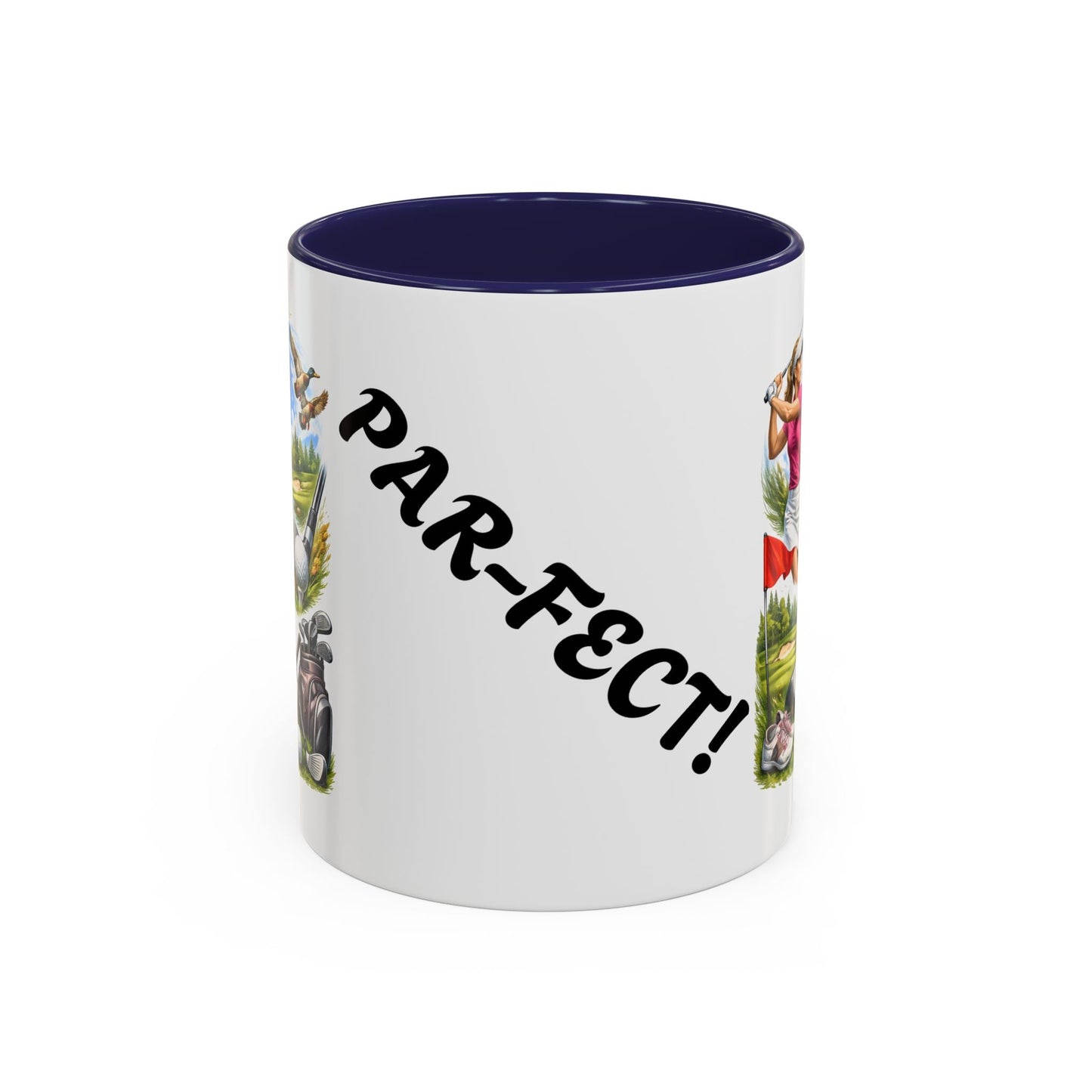 Golf 'ParFect Accent Coffee Mug – Golfing Gift for Women & Men 11oz - SJM Print Store