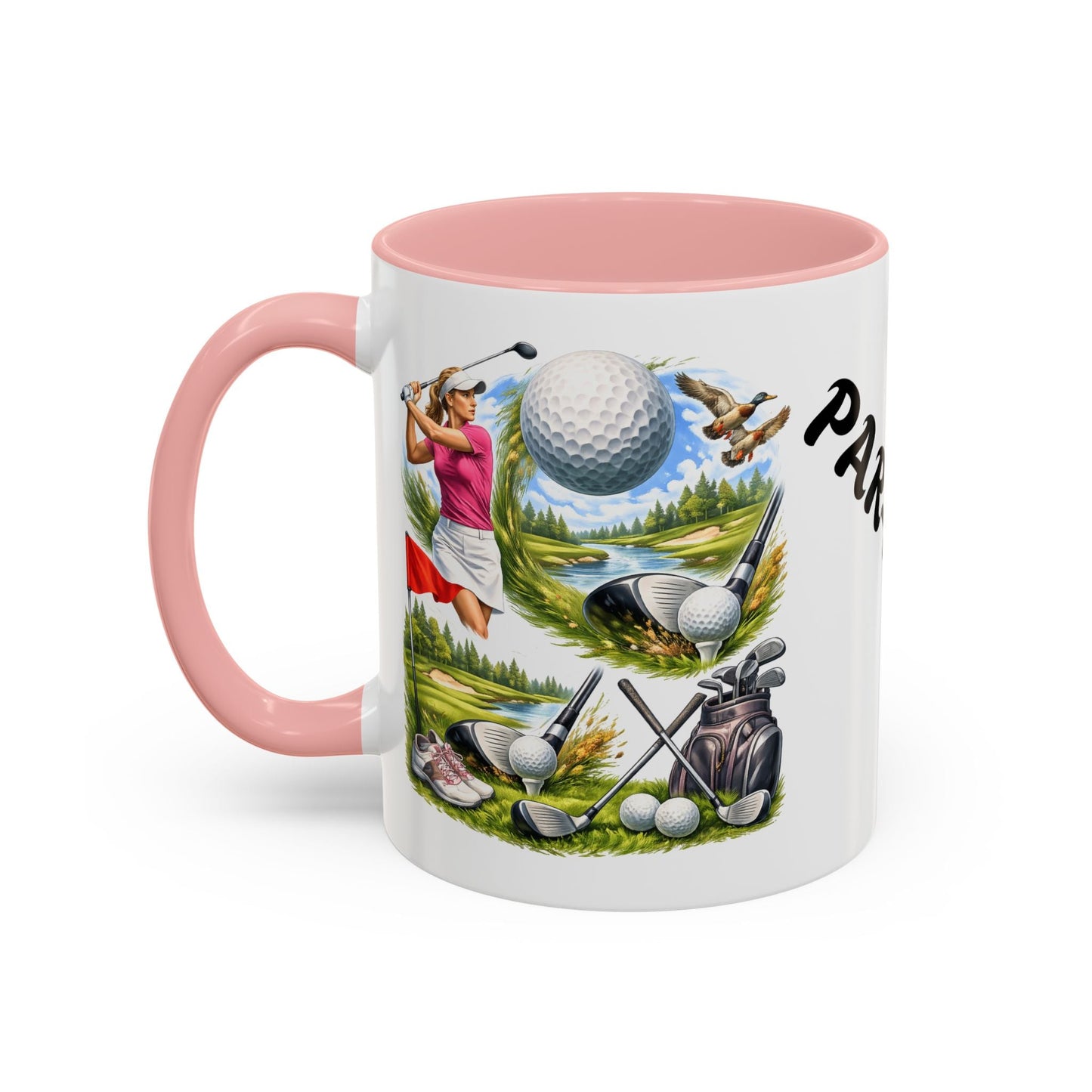 Golf 'ParFect Accent Coffee Mug – Golfing Gift for Women & Men 11oz - SJM Print Store