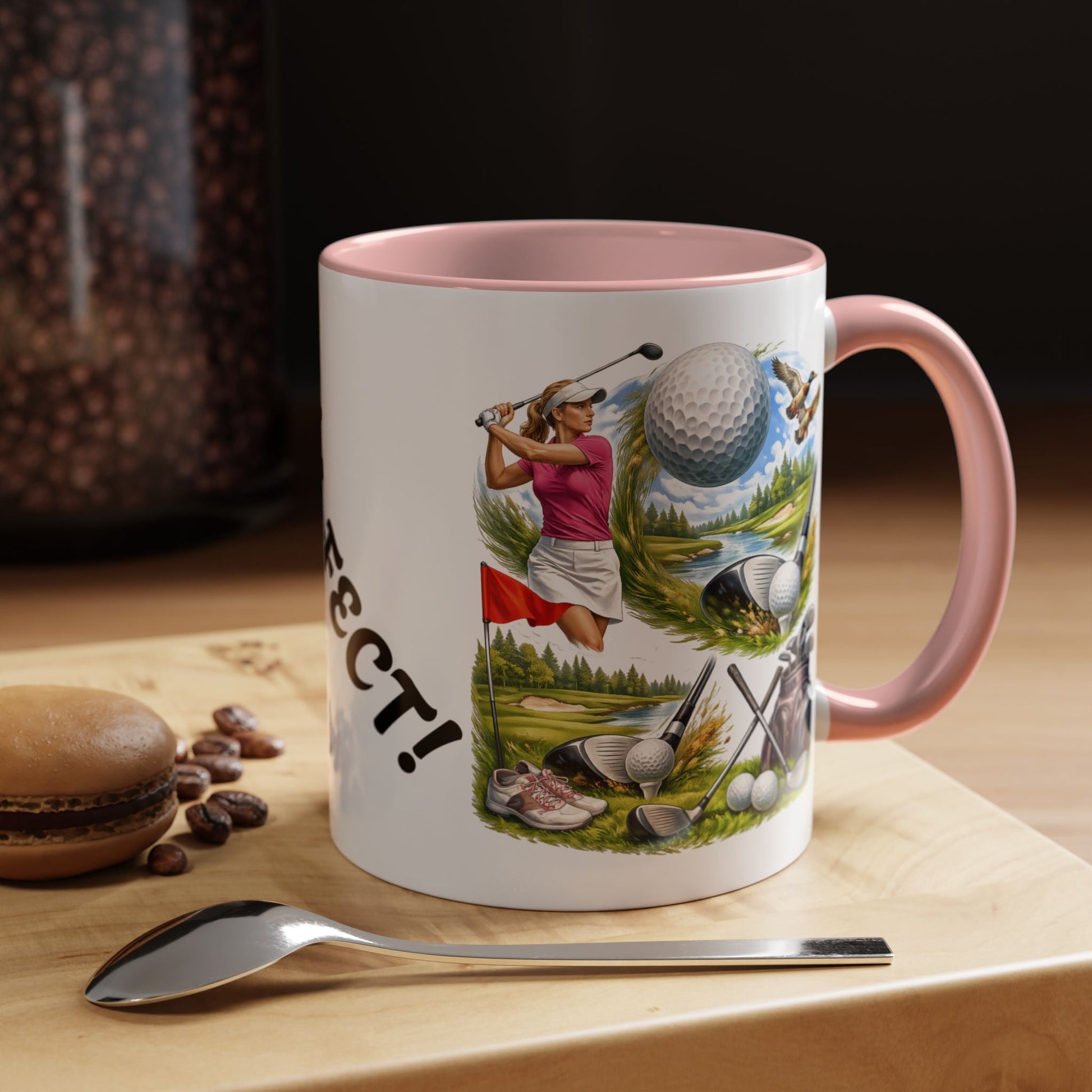 Golf 'ParFect Accent Coffee Mug – Golfing Gift for Women & Men 11oz - SJM Print Store