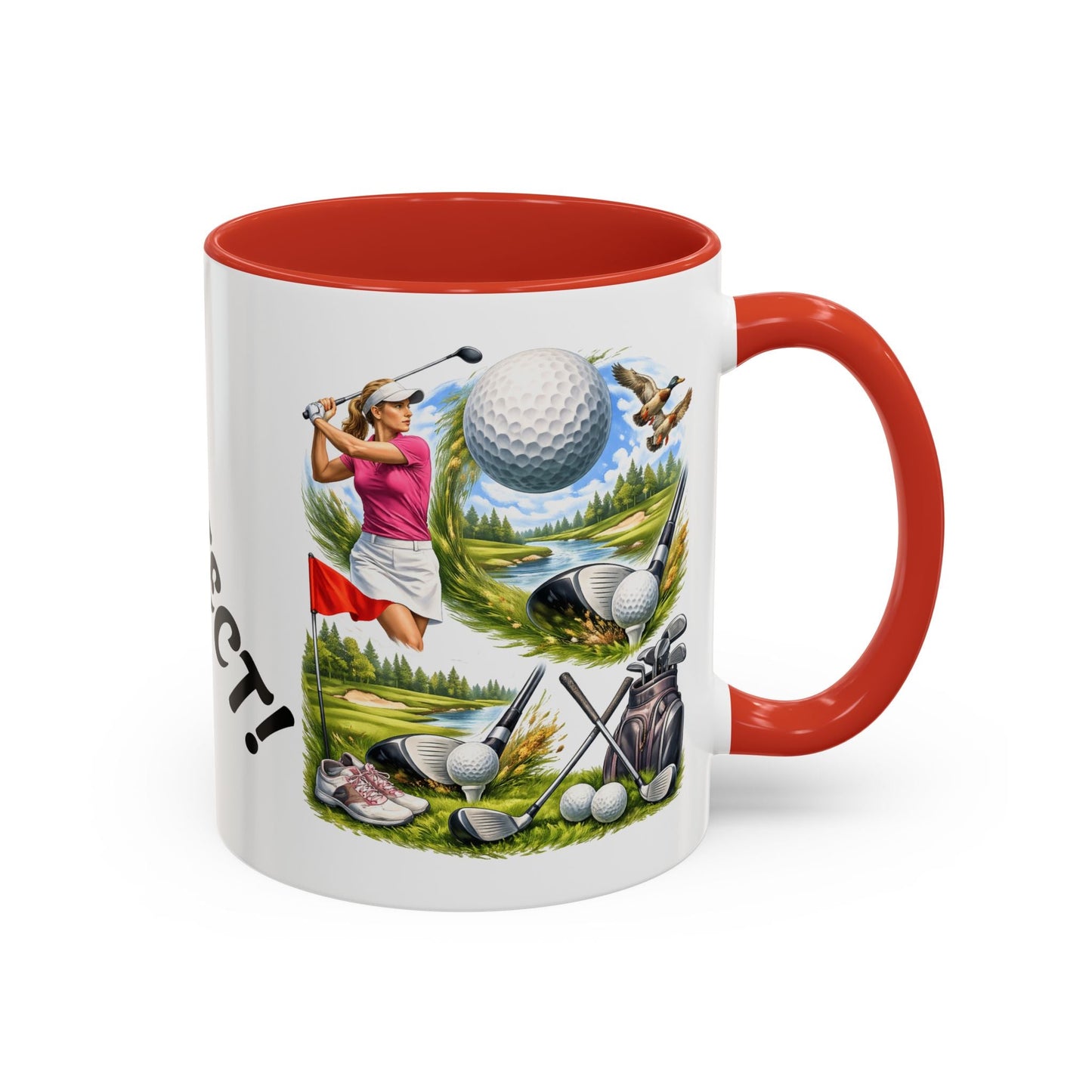 Golf 'ParFect Accent Coffee Mug – Golfing Gift for Women & Men 11oz - SJM Print Store