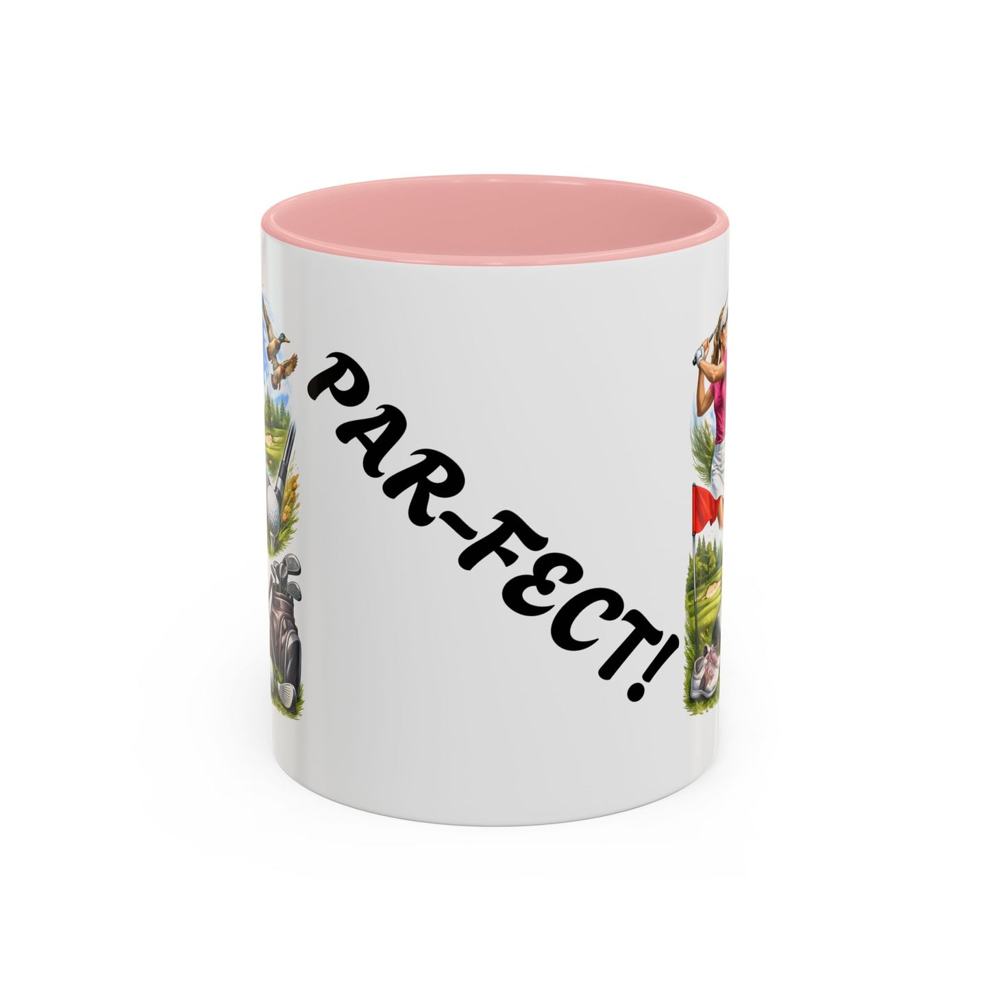Golf 'ParFect Accent Coffee Mug – Golfing Gift for Women & Men 11oz - SJM Print Store