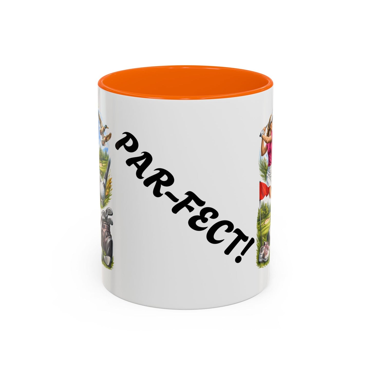 Golf 'ParFect Accent Coffee Mug – Golfing Gift for Women & Men 11oz - SJM Print Store