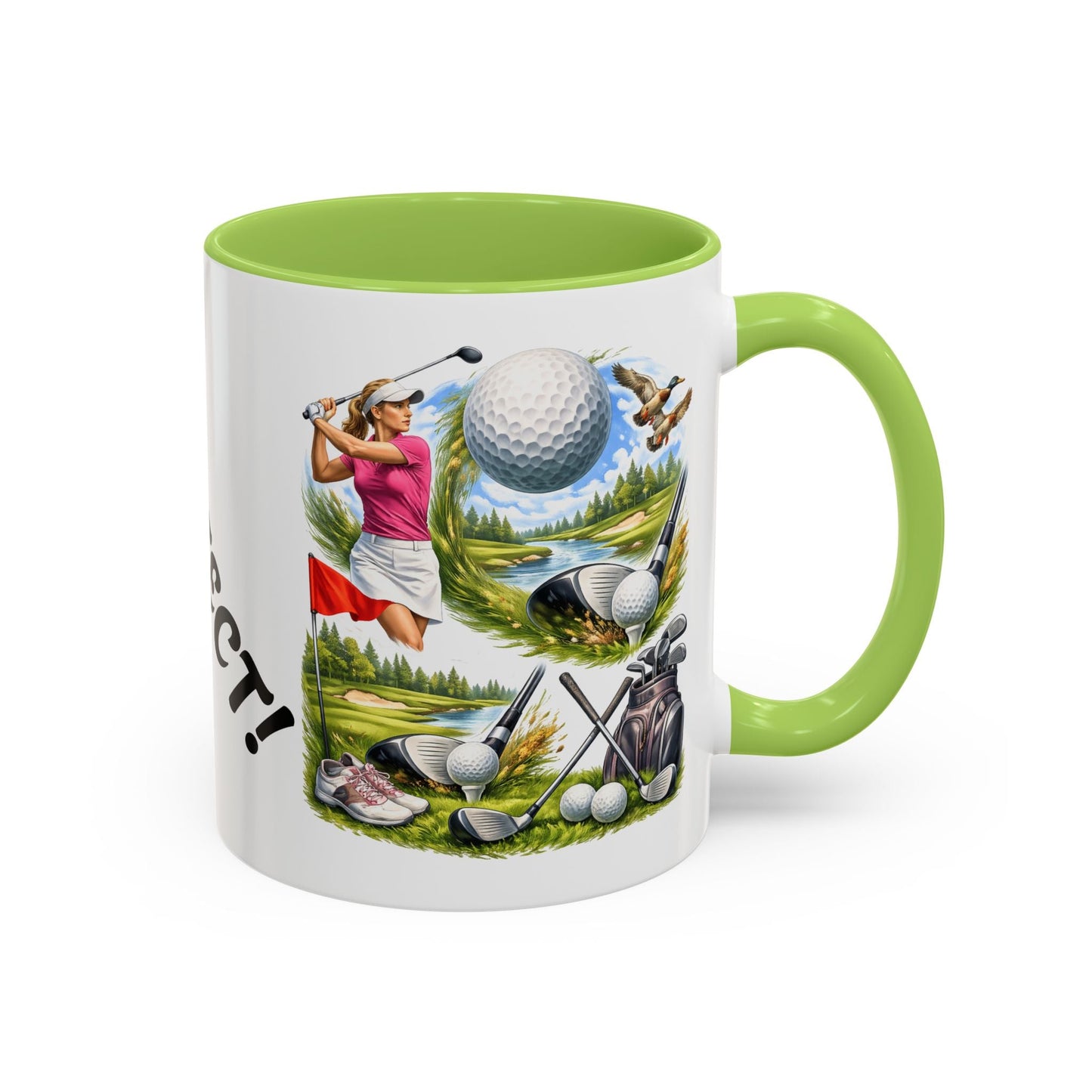Golf 'ParFect Accent Coffee Mug – Golfing Gift for Women & Men 11oz - SJM Print Store