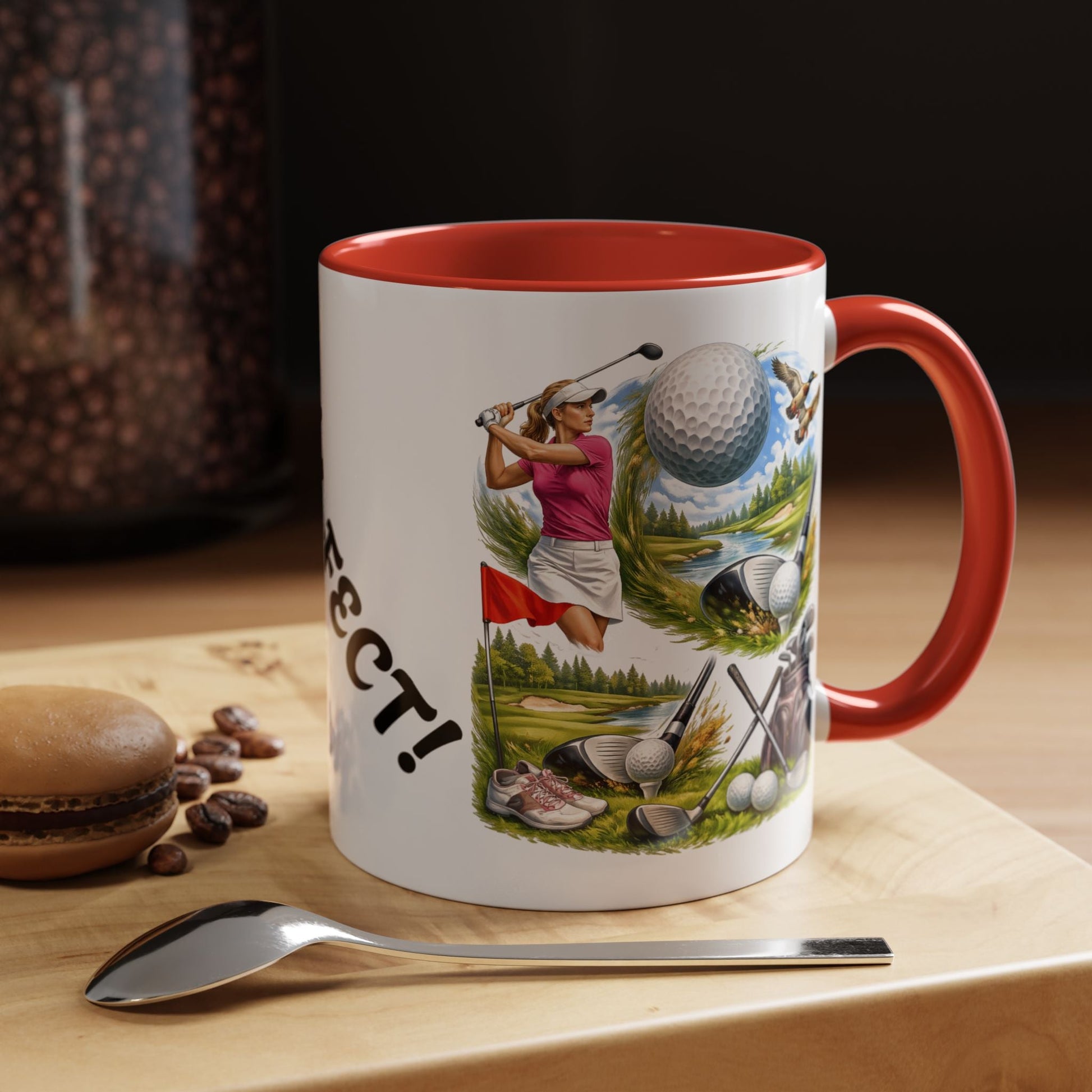 Golf 'ParFect Accent Coffee Mug – Golfing Gift for Women & Men 11oz - SJM Print Store